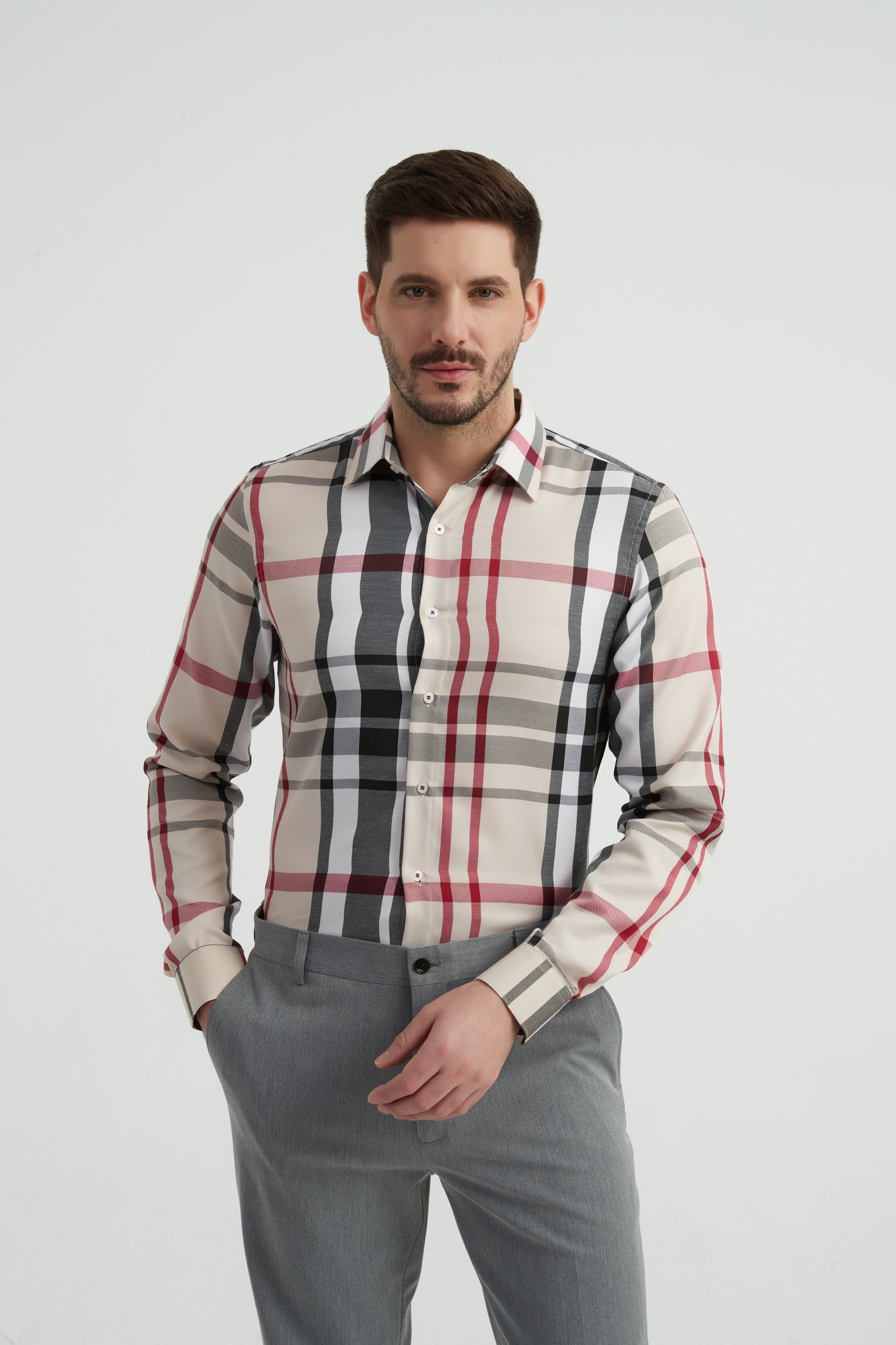 Großhändler Yves Enzo Paris - EDWARDS Slim Fit Hemd