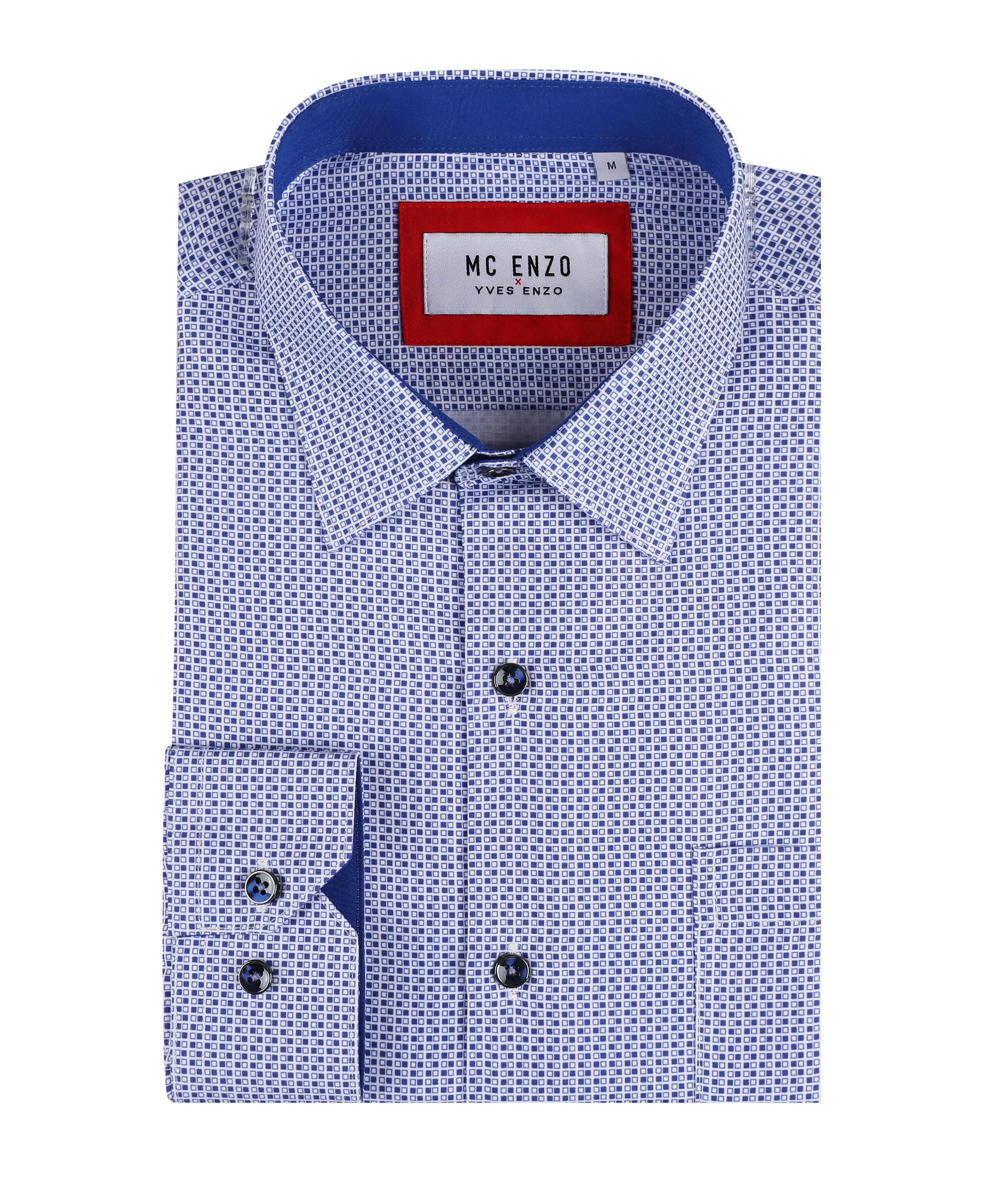 Grossiste Yves Enzo Paris - Chemise coupe droite à motifs