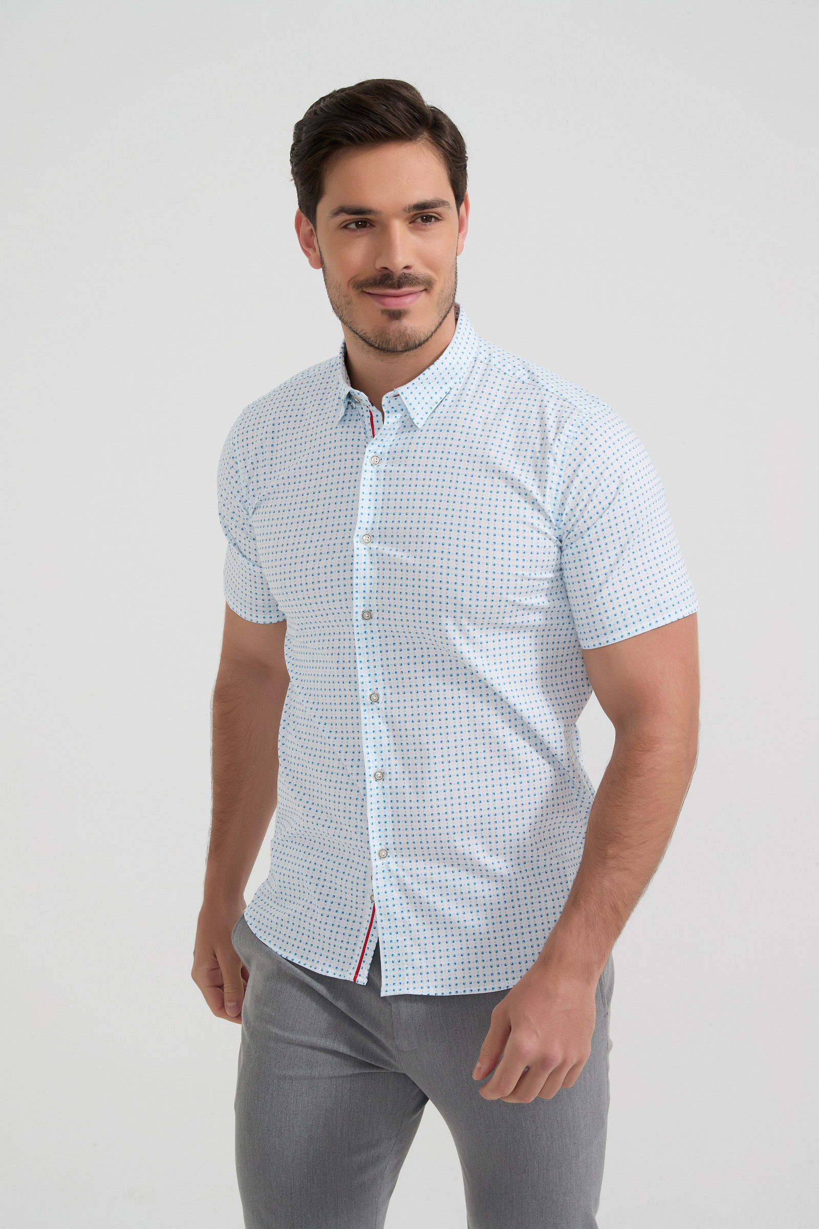 Grossista Yves Enzo Paris - Camicia collezione PREMIUM in cotone elasticizzato