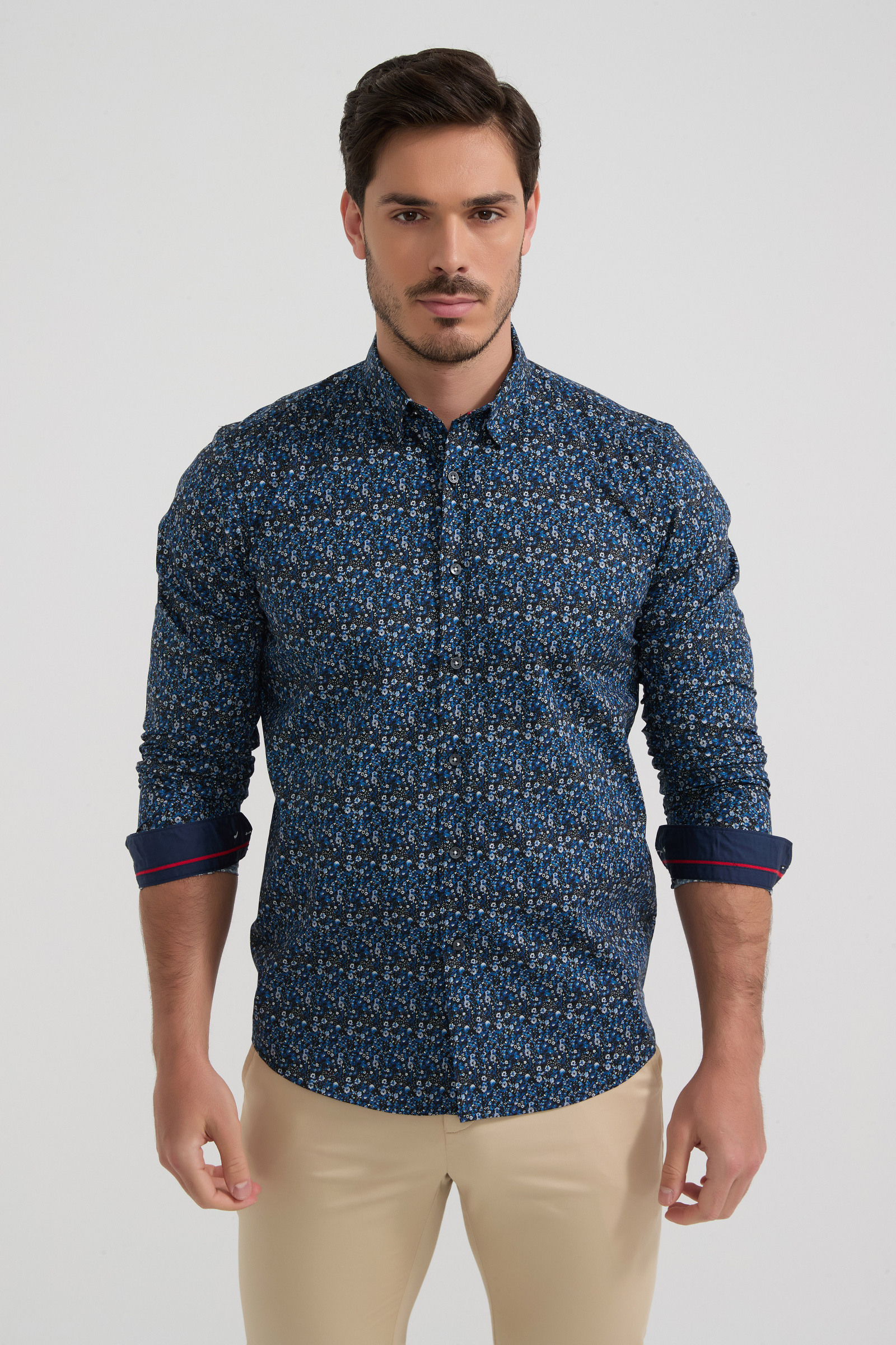Grossista Yves Enzo Paris - Camicia collezione PREMIUM in cotone elasticizzato