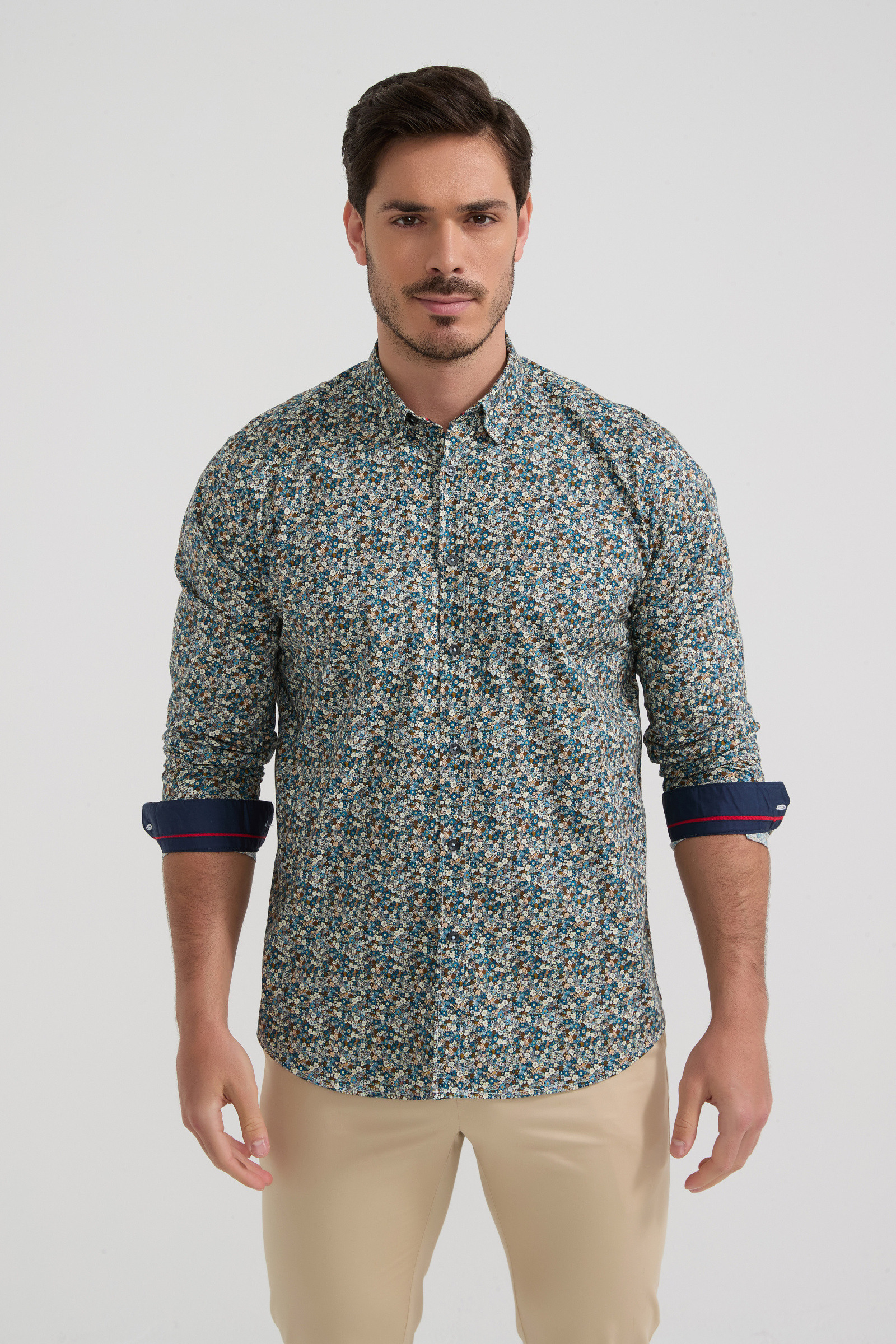 Grossista Yves Enzo Paris - Camicia collezione PREMIUM in cotone elasticizzato