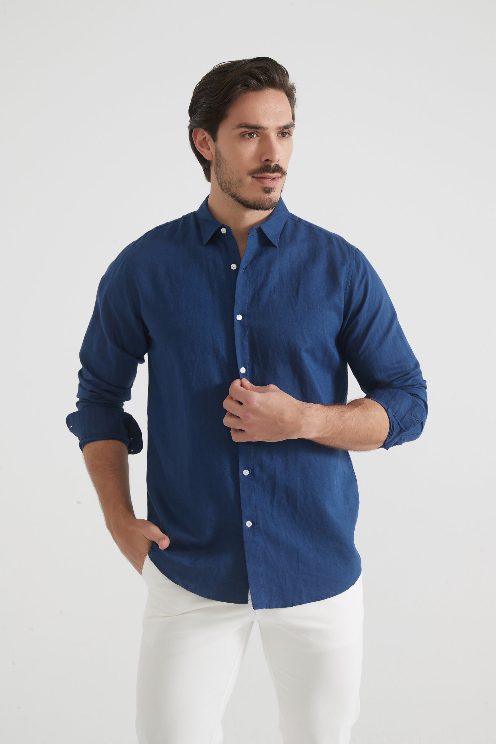Mayorista Yves Enzo Paris - Camisa 100% lino