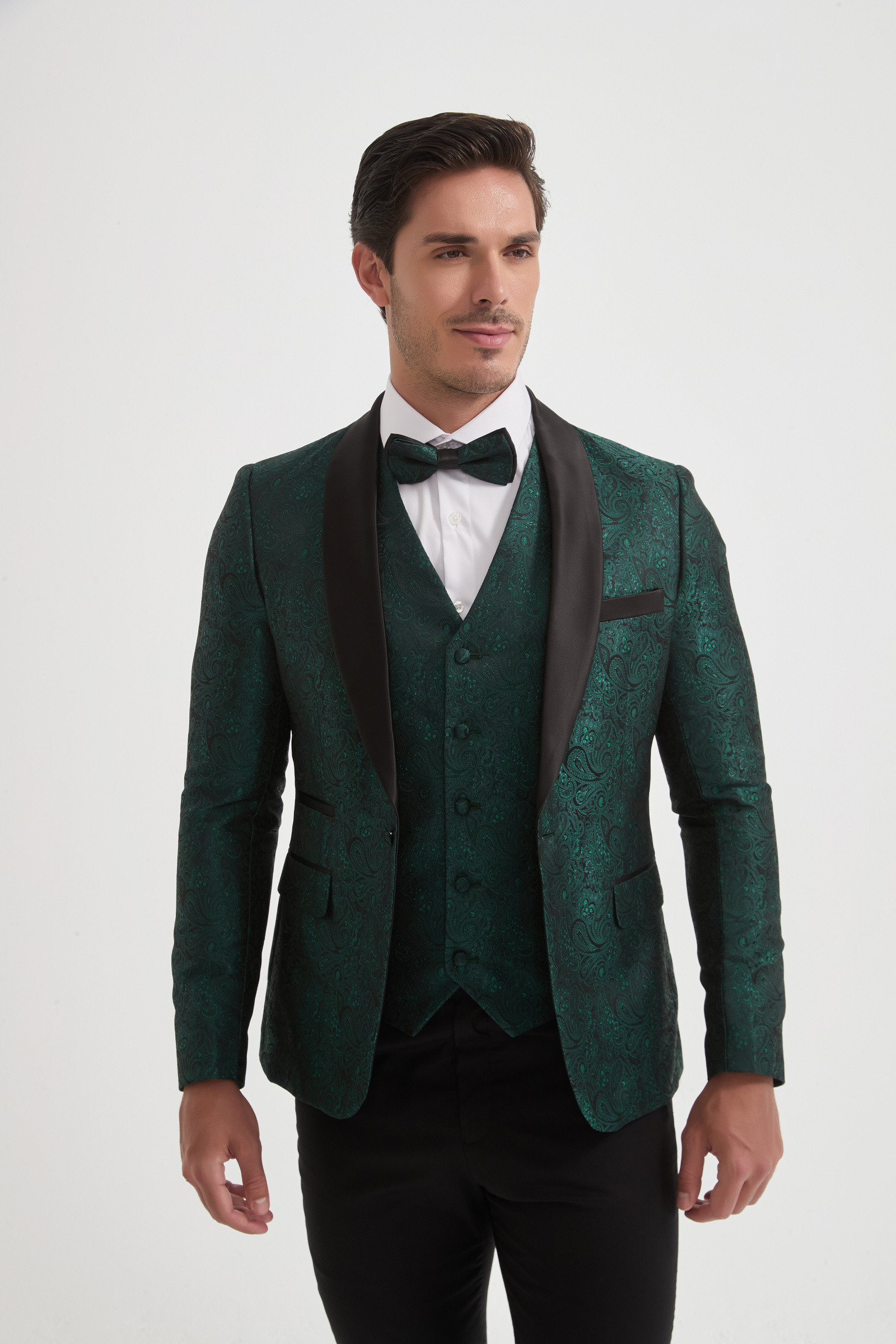 Grossiste Yves Enzo Paris - Costume 3 pièces à motifs
