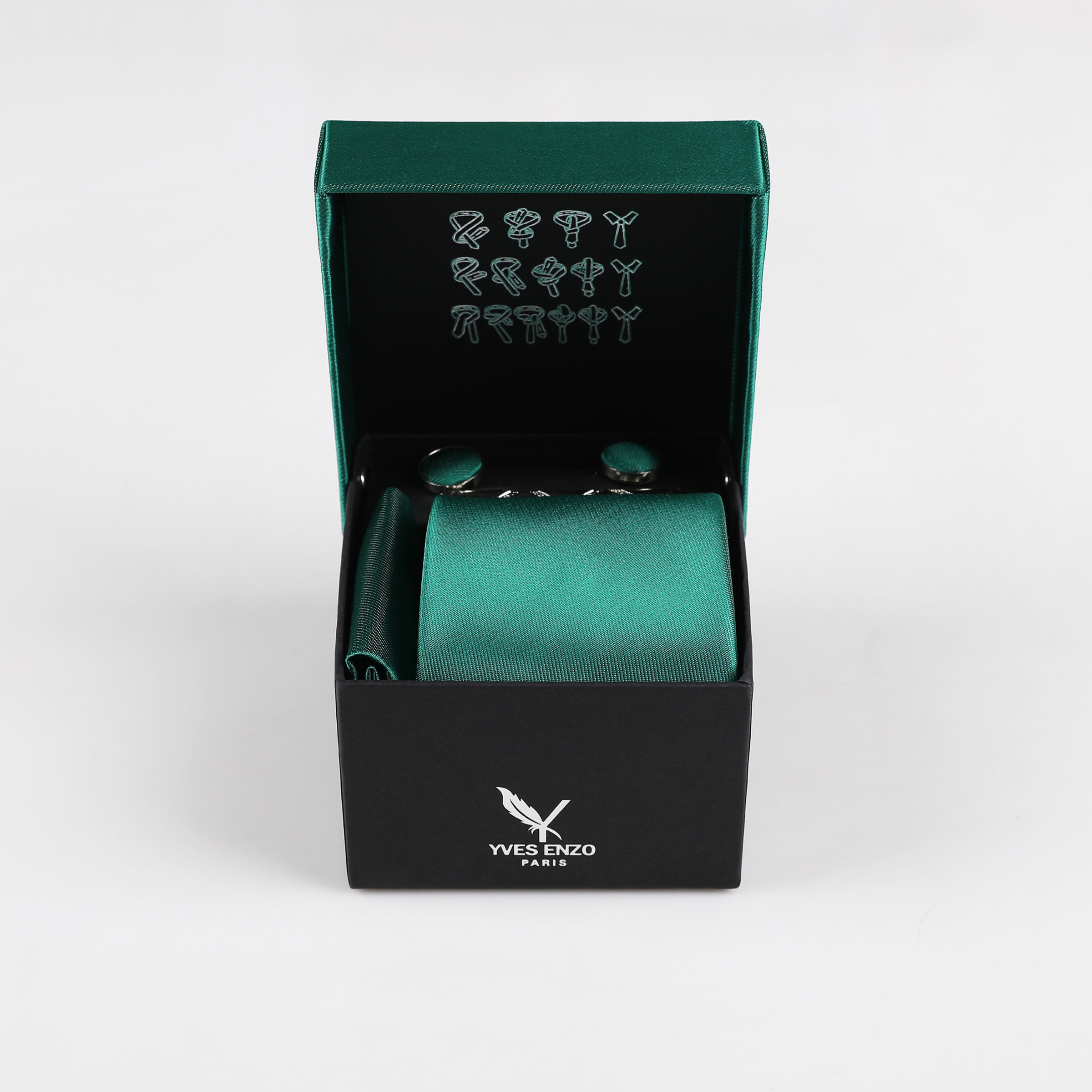 Grossiste Yves Enzo Paris - Coffret cravate uni