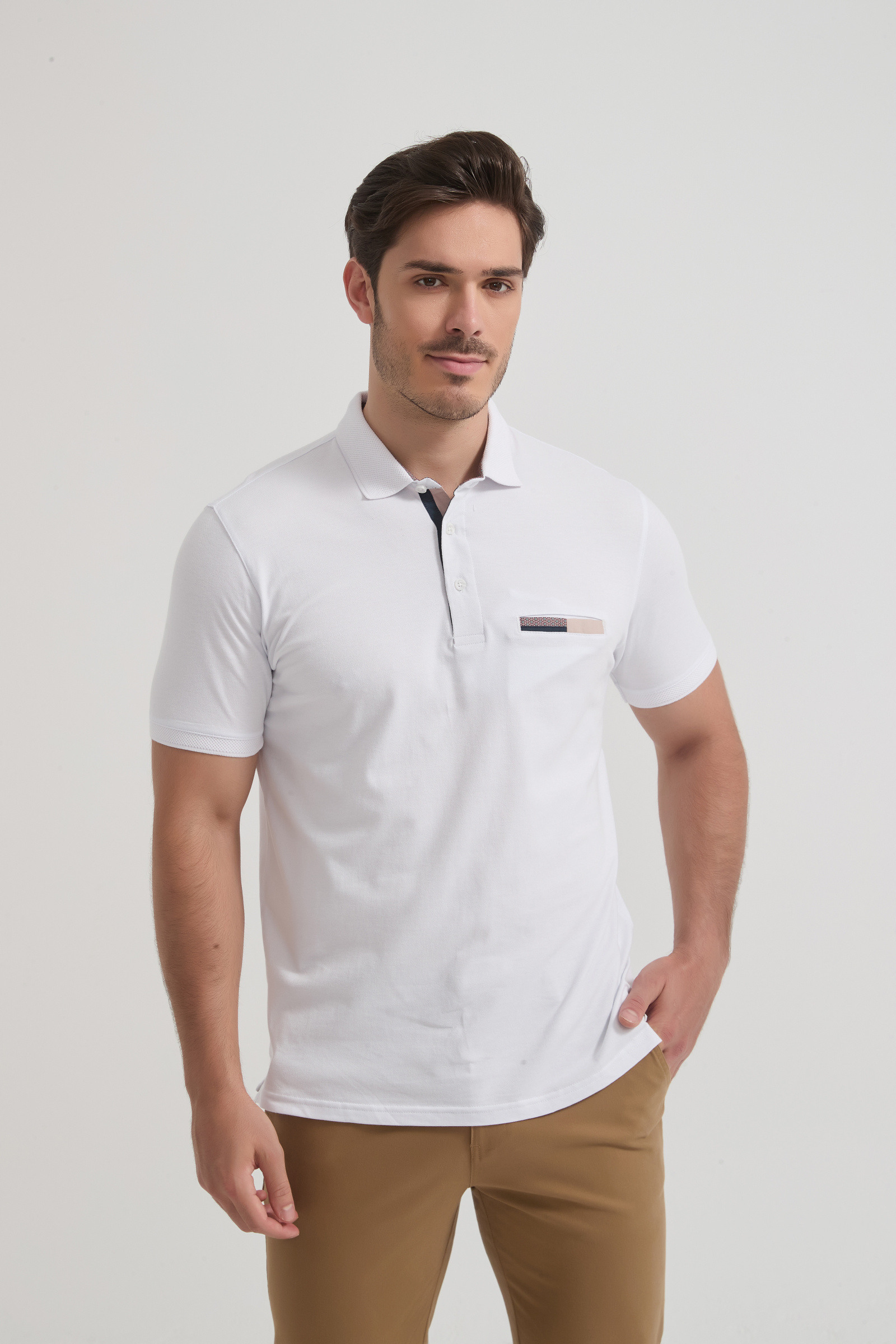 Grossiste Yves Enzo Paris - Polo Faure coton royal