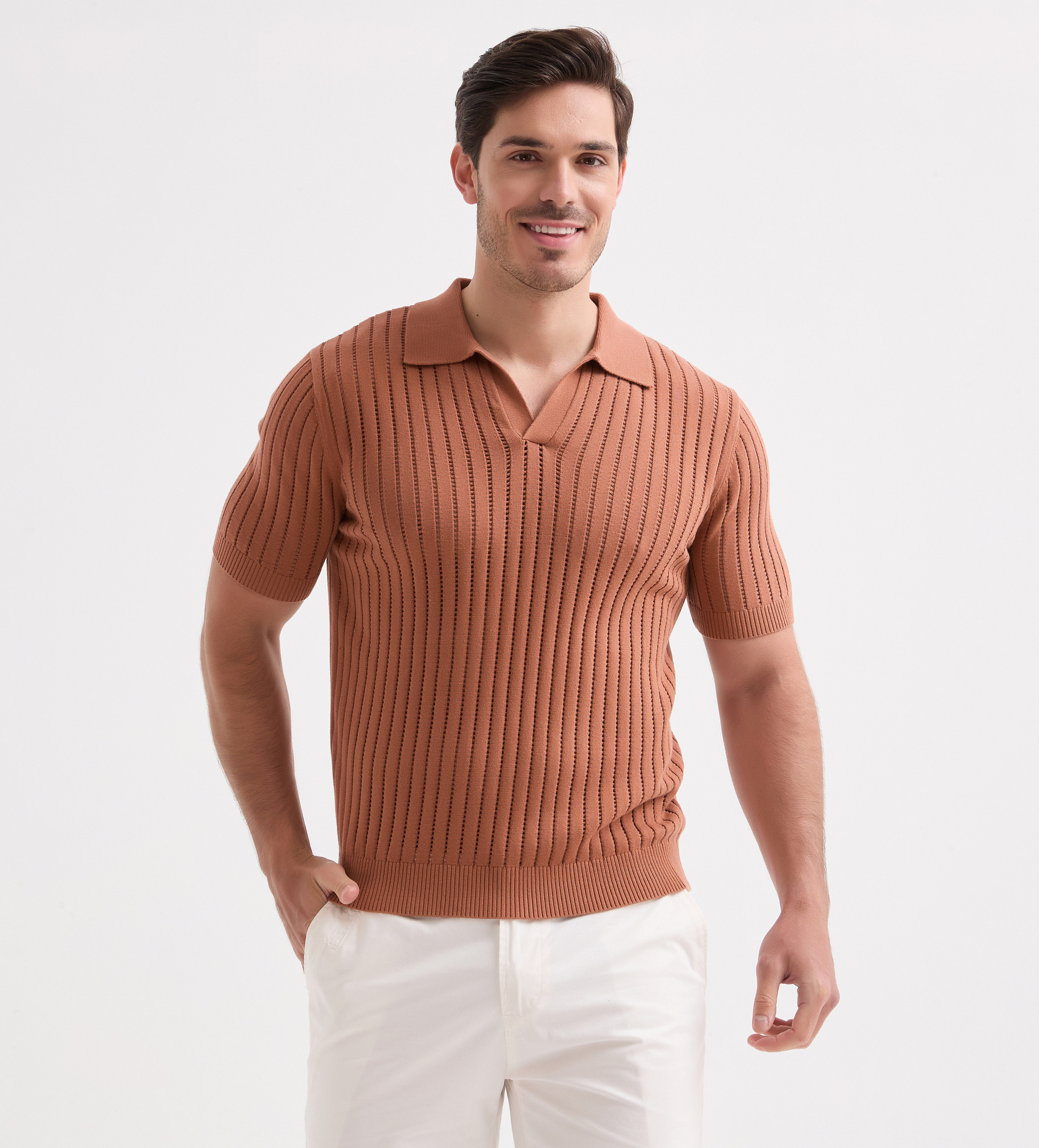 Grossiste Yves Enzo Paris - Polo 100% coton en maille