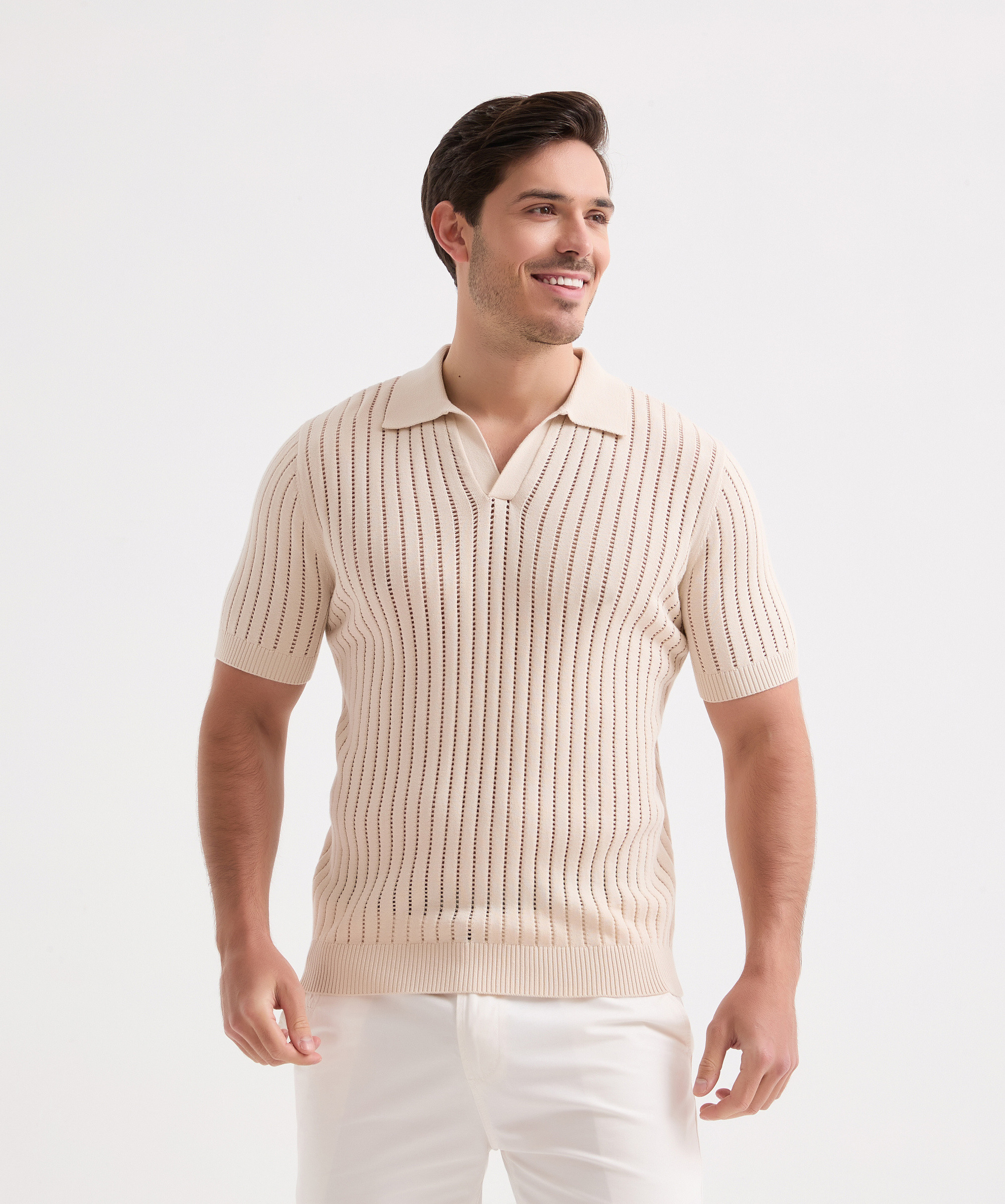 Grossista Yves Enzo Paris - Polo in maglia 100% cotone