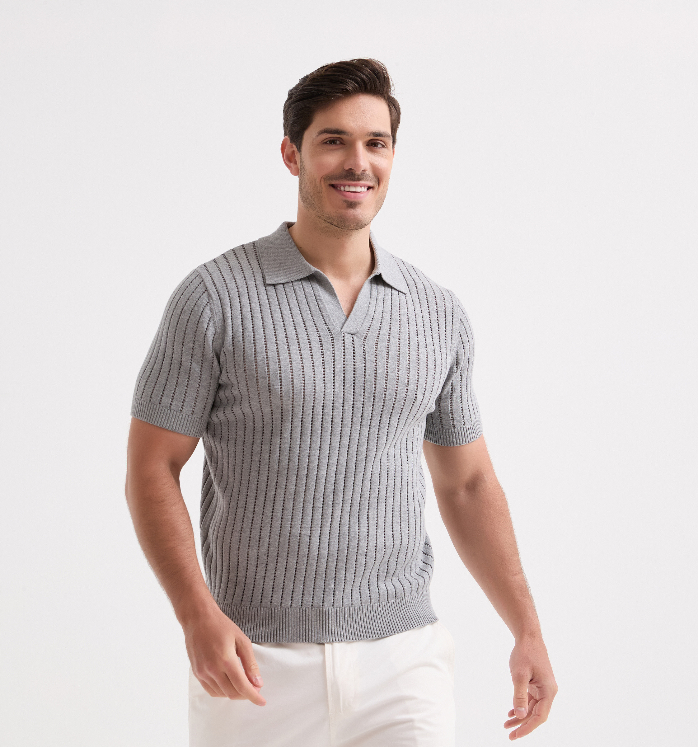 Grossiste Yves Enzo Paris - Polo 100% coton en maille