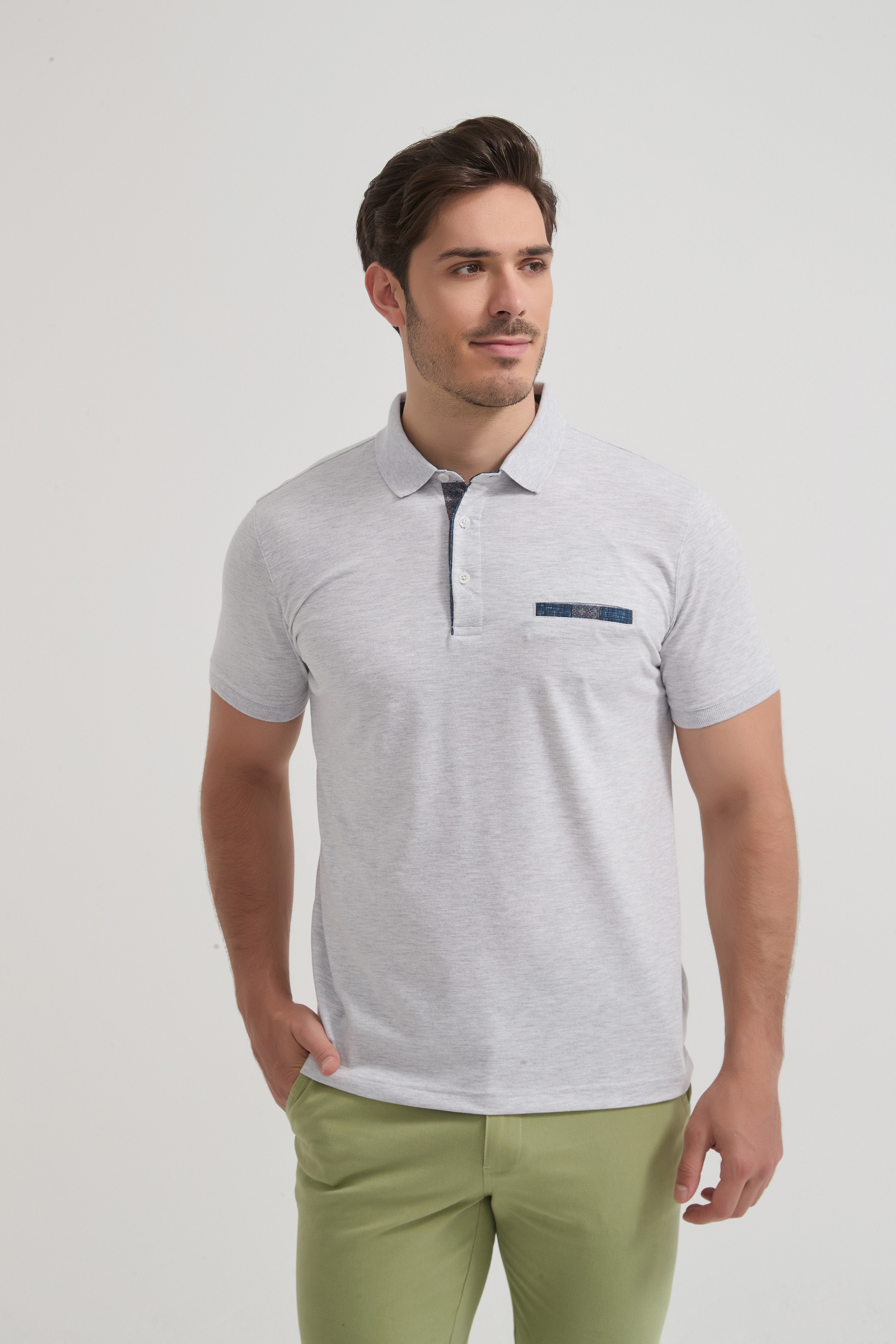 Grossiste Yves Enzo Paris - Polo Fabio coton royal