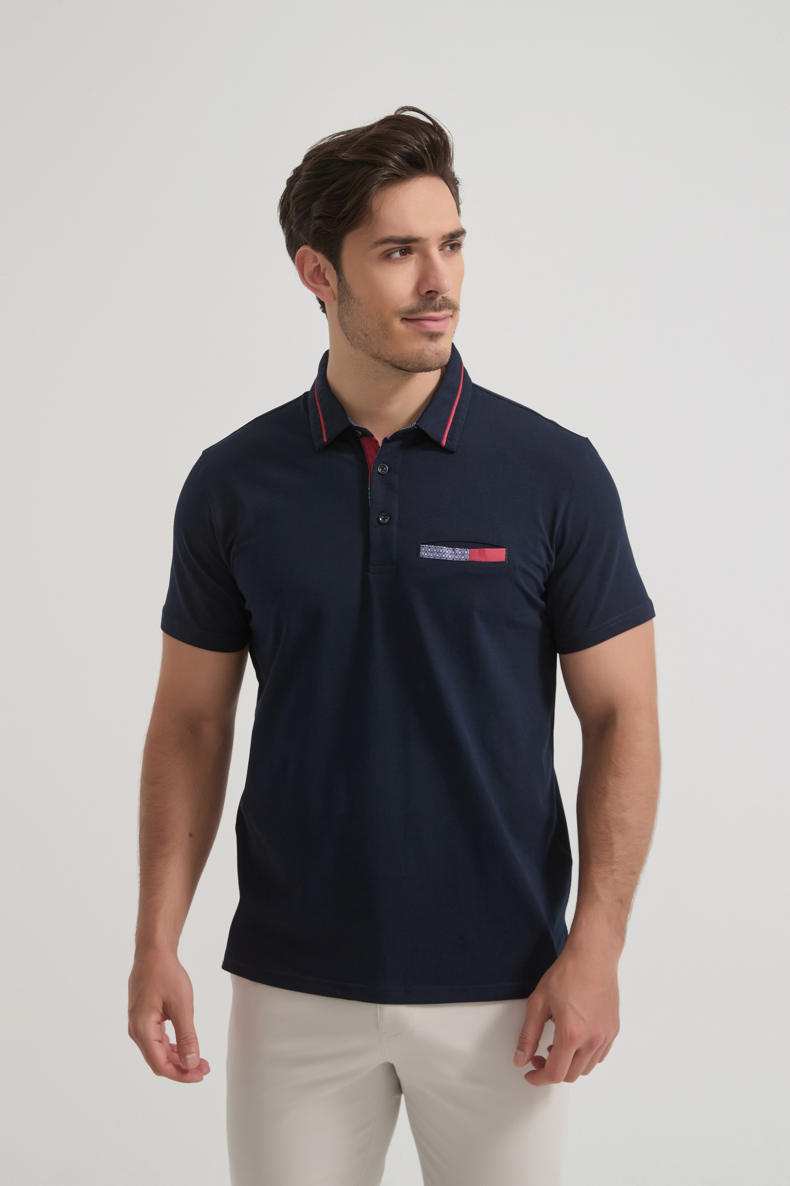 Grossista Yves Enzo Paris - Polo Richard in cotone supremo