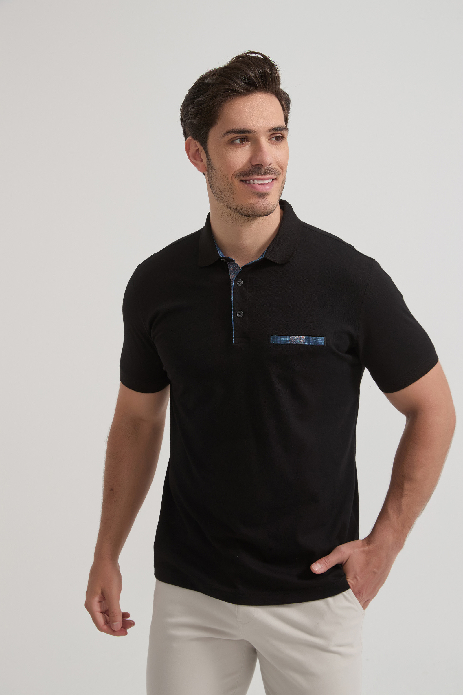 Grossiste Yves Enzo Paris - Polo Fabio coton royal