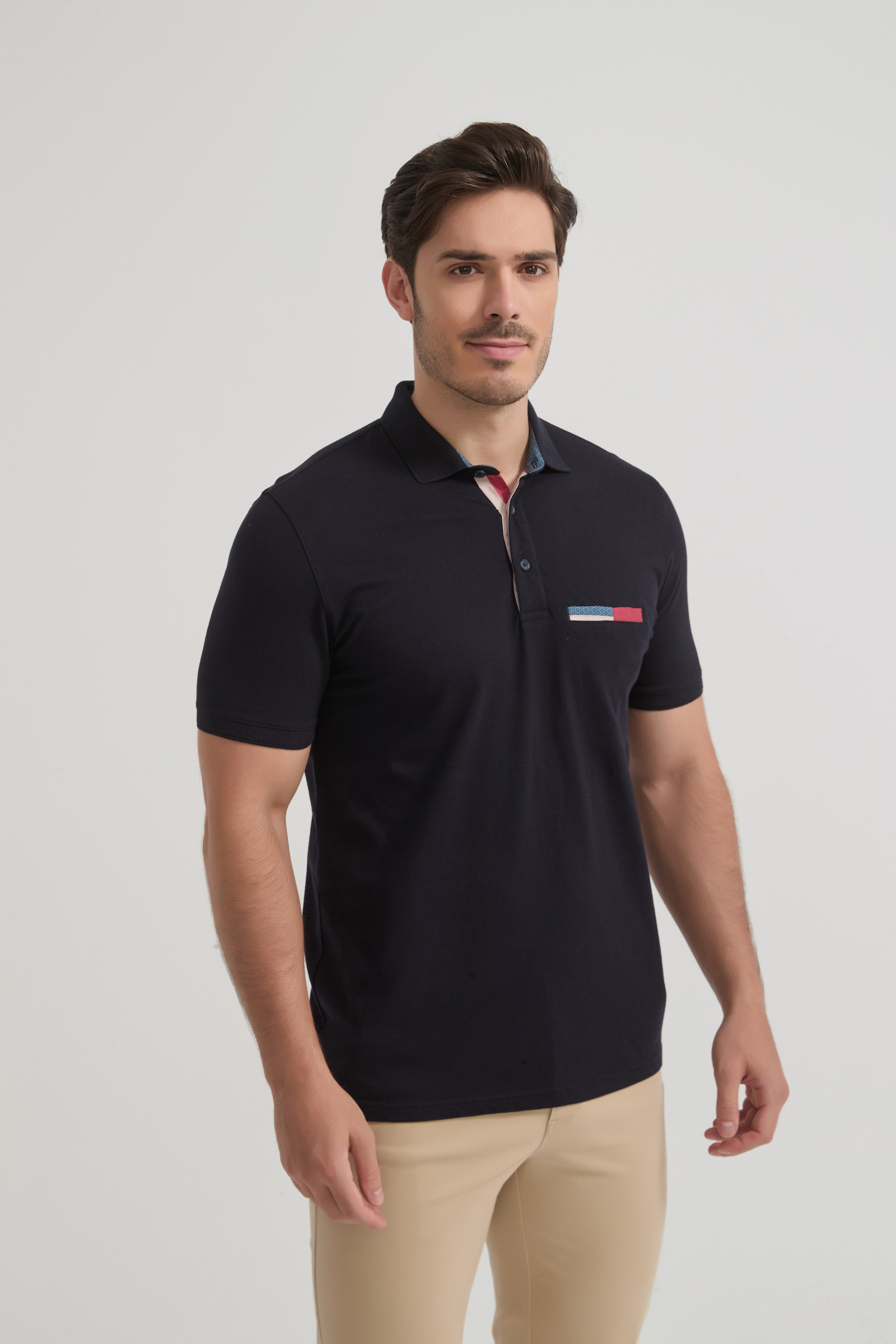 Grossiste Yves Enzo Paris - Polo Faure coton royal