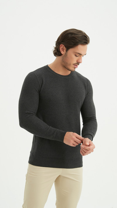 Grossiste Yves Enzo Paris - Pull texturé en coton piqué Grossiste Yves Enzo Paris - Pull texturé en coton piqué