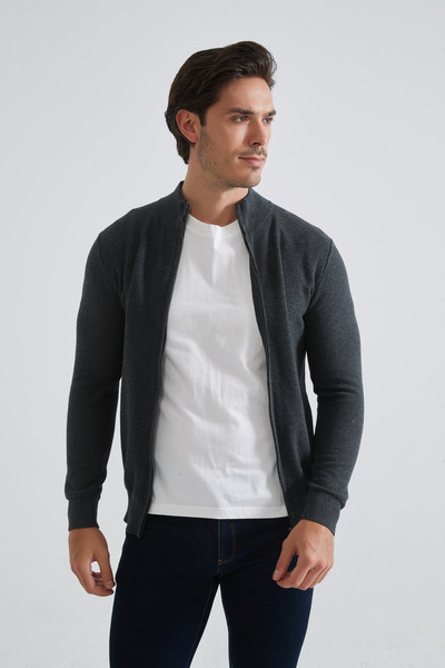 Grossiste Yves Enzo Paris - Gilet texturé en coton Grossiste Yves Enzo Paris - Gilet texturé en coton