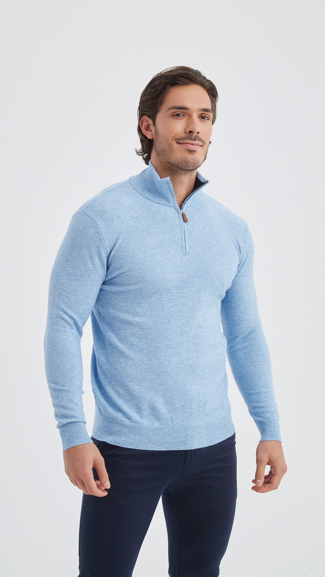 Grossiste Yves Enzo Paris - Pull camionneur en Cashmere Touch