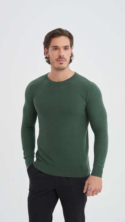 Grossiste Yves Enzo Paris - Pull texturé en coton piqué Grossiste Yves Enzo Paris - Pull texturé en coton piqué