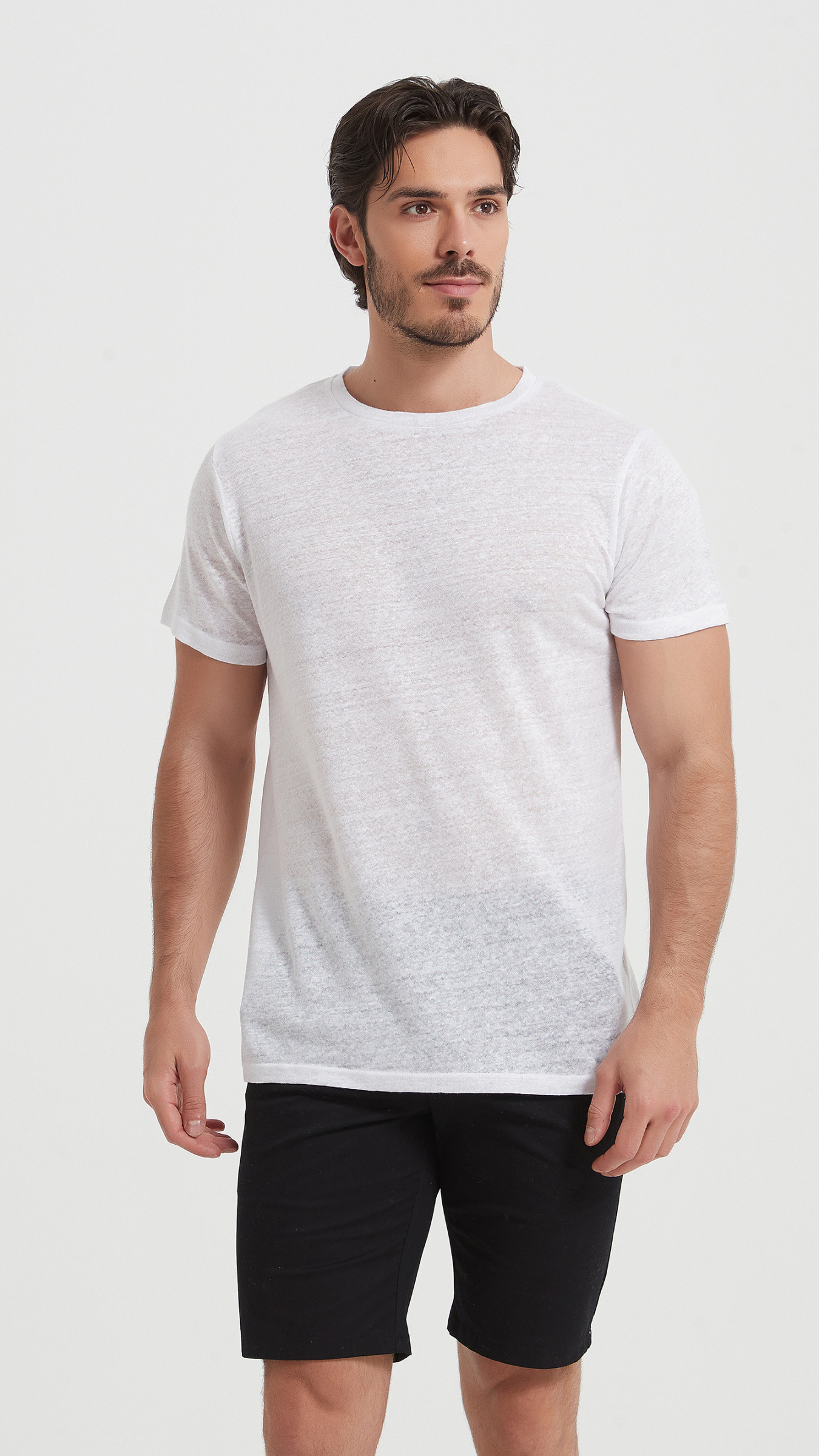 Mayorista Yves Enzo Paris - T shirt 100% lino