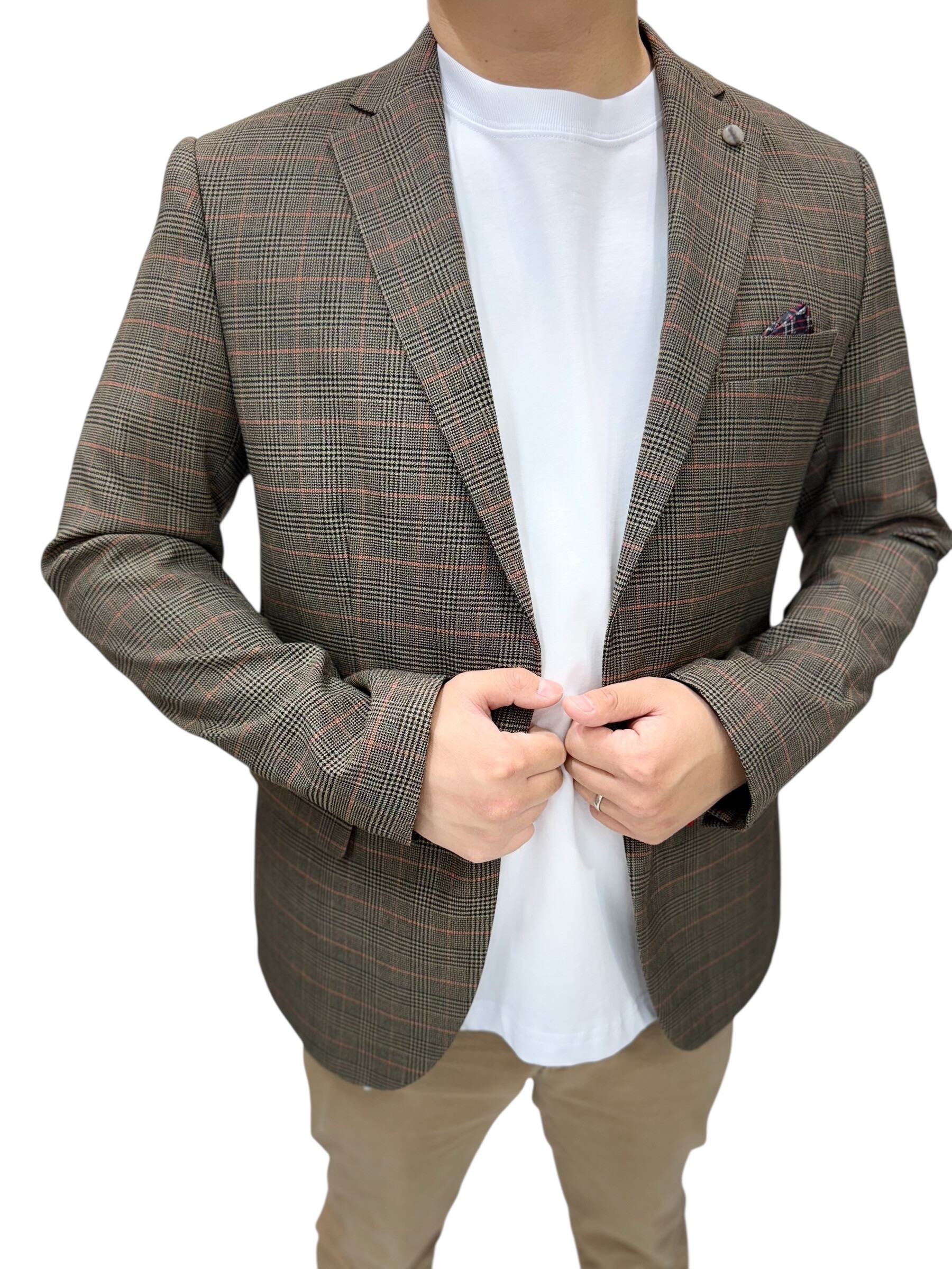 Wholesaler Yves Enzo - Men's checkered blazer