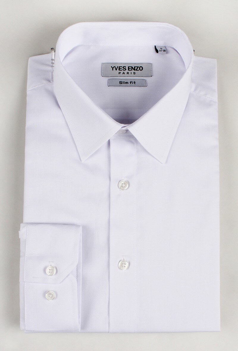 Wholesaler Yves Enzo - White shirt size XS slim fit