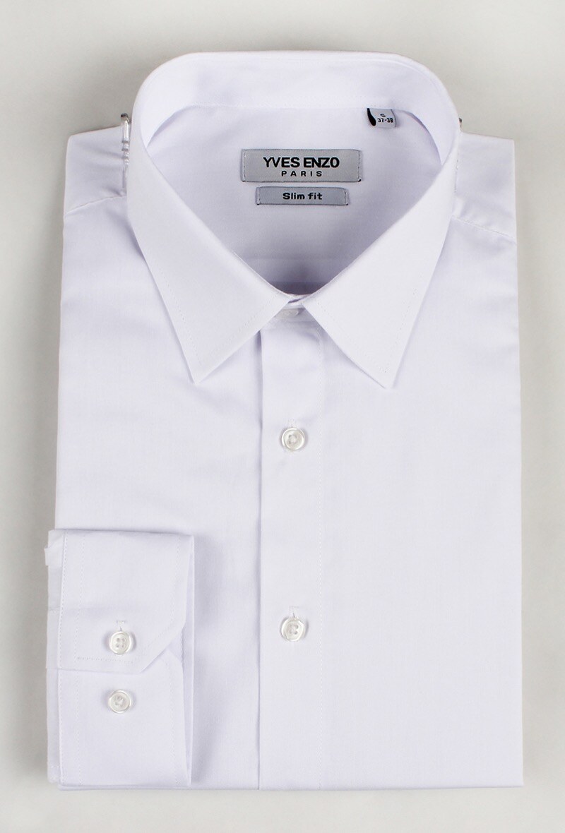 Wholesaler Yves Enzo - White shirt size XL slim fit