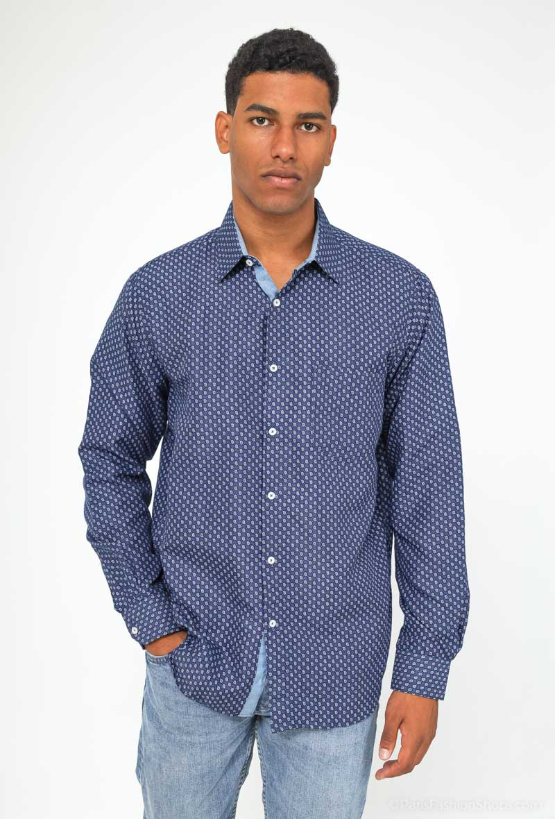 Wholesaler Yves Enzo - Shirt POKER prints comfort fit