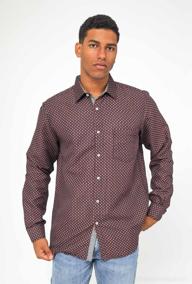 Wholesaler Yves Enzo - Shirt POKER prints comfort fit