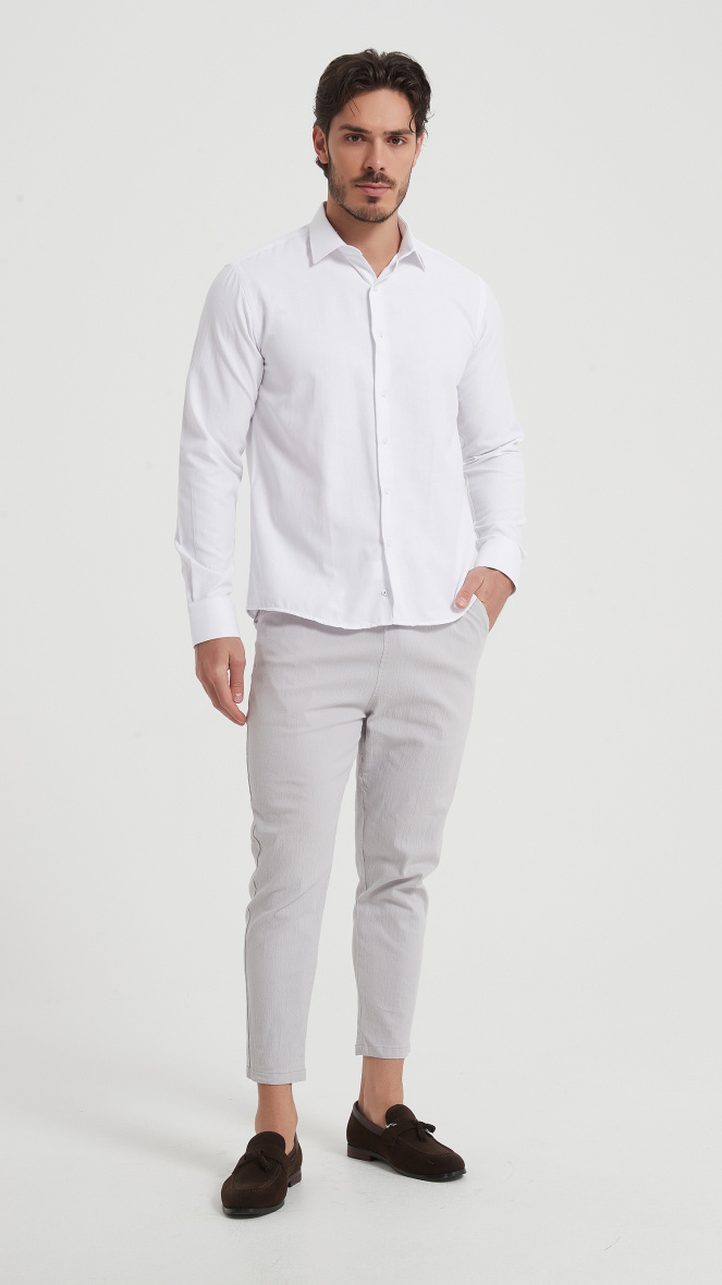 Wholesaler Yves Enzo - Comfort fit cotton pique shirt