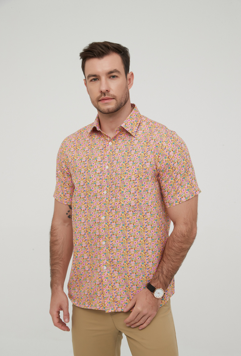 Wholesaler Yves Enzo - Comfort fit patterned shirt