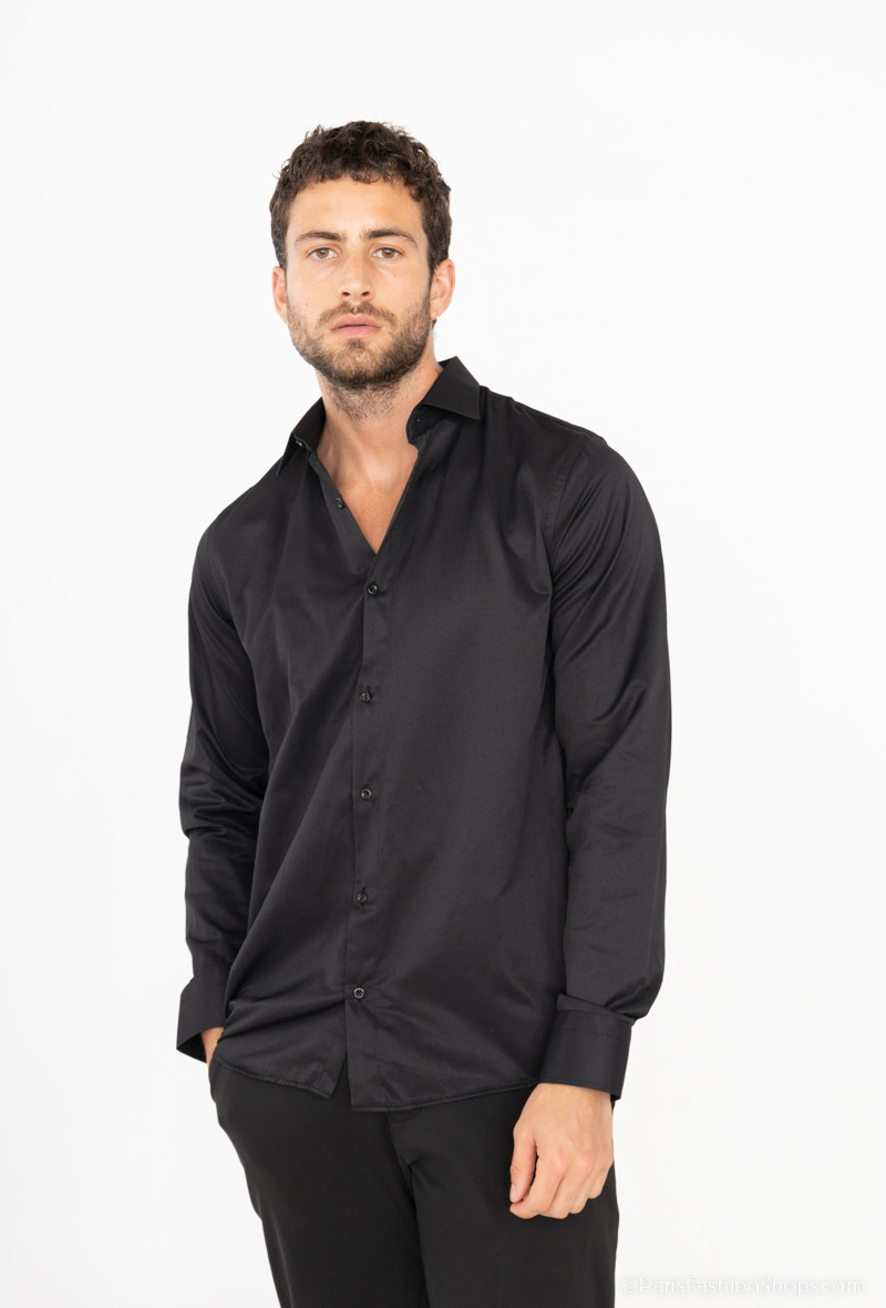 Wholesaler Yves Enzo - Satin effect shirt comfort fit