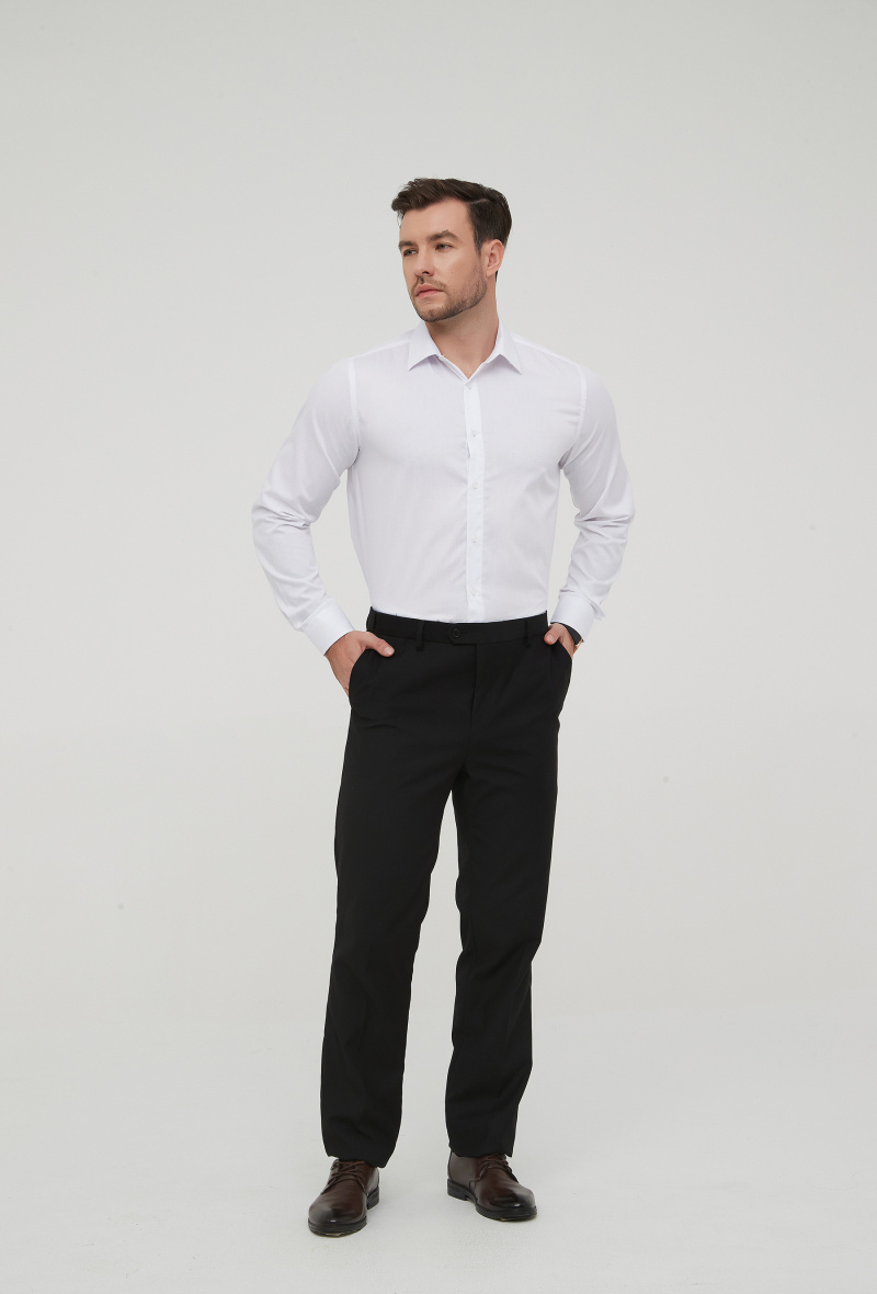 Wholesaler Yves Enzo - Plain shirt comfort fit