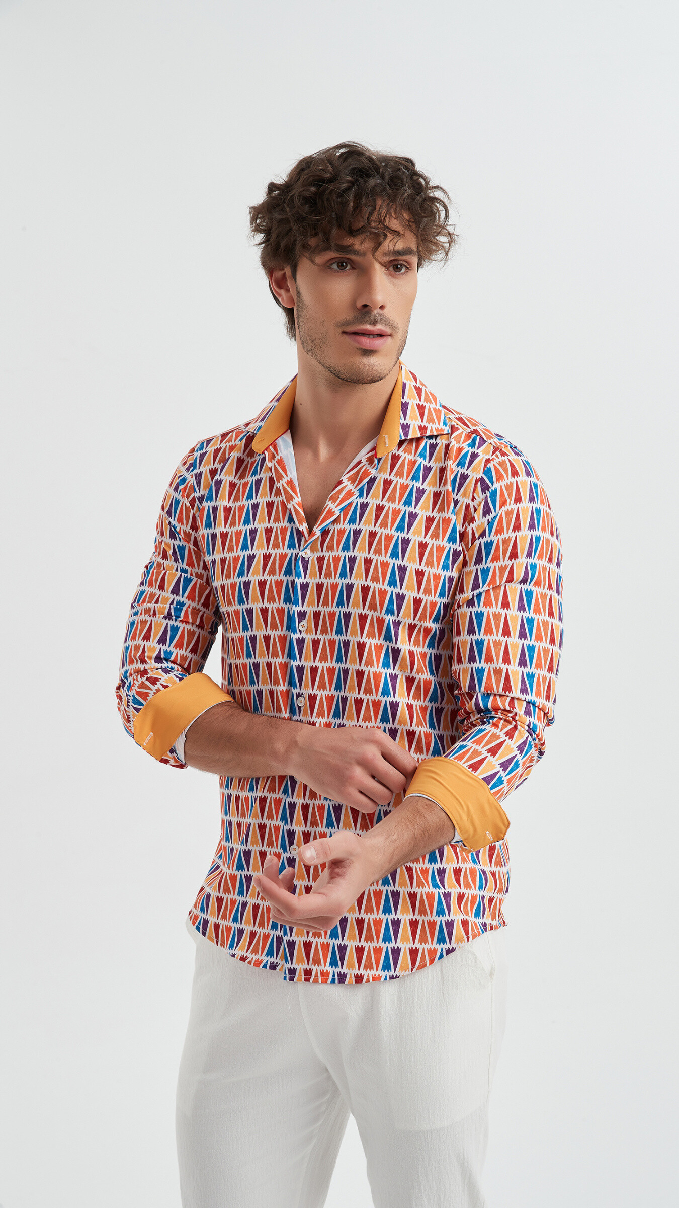 Grossiste Yves Enzo - Chemise stretch coupe ajustée