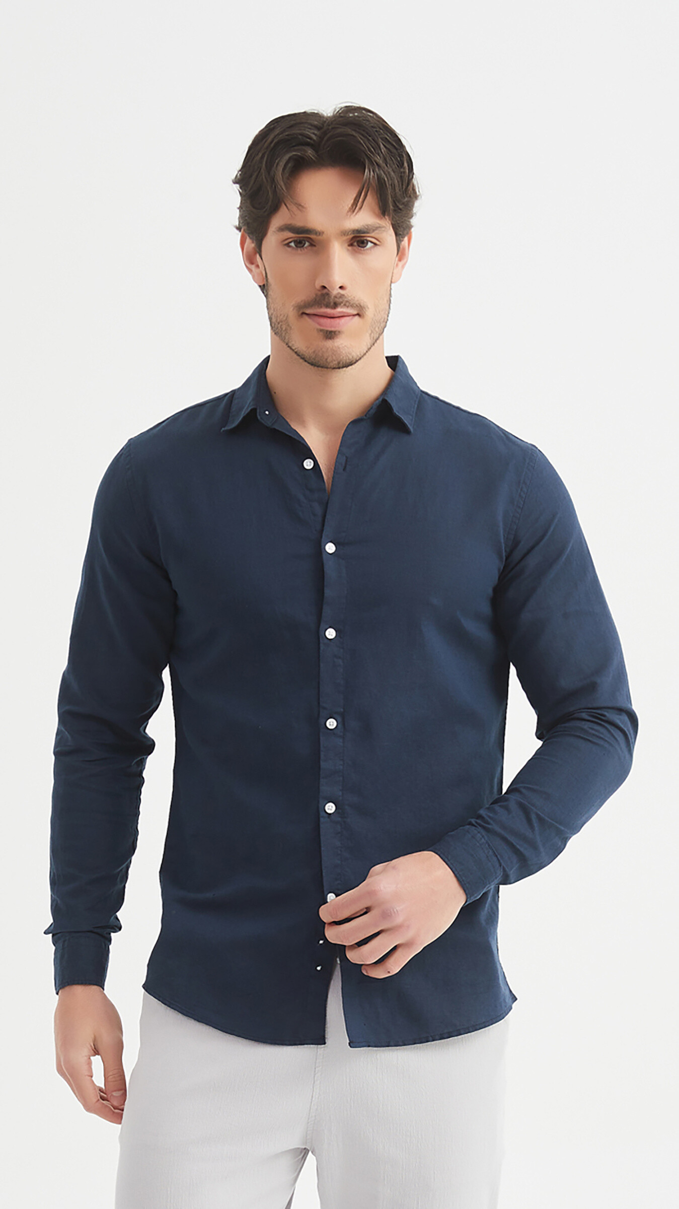 Grossiste Yves Enzo - Chemise en lin