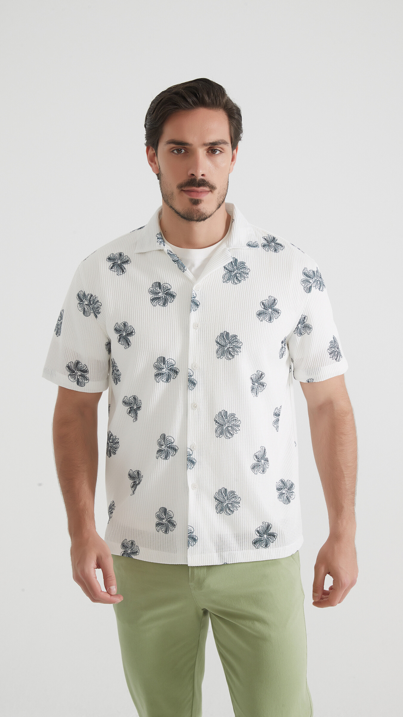 Grossista Yves Enzo - Camicia a senza maniche regular fit