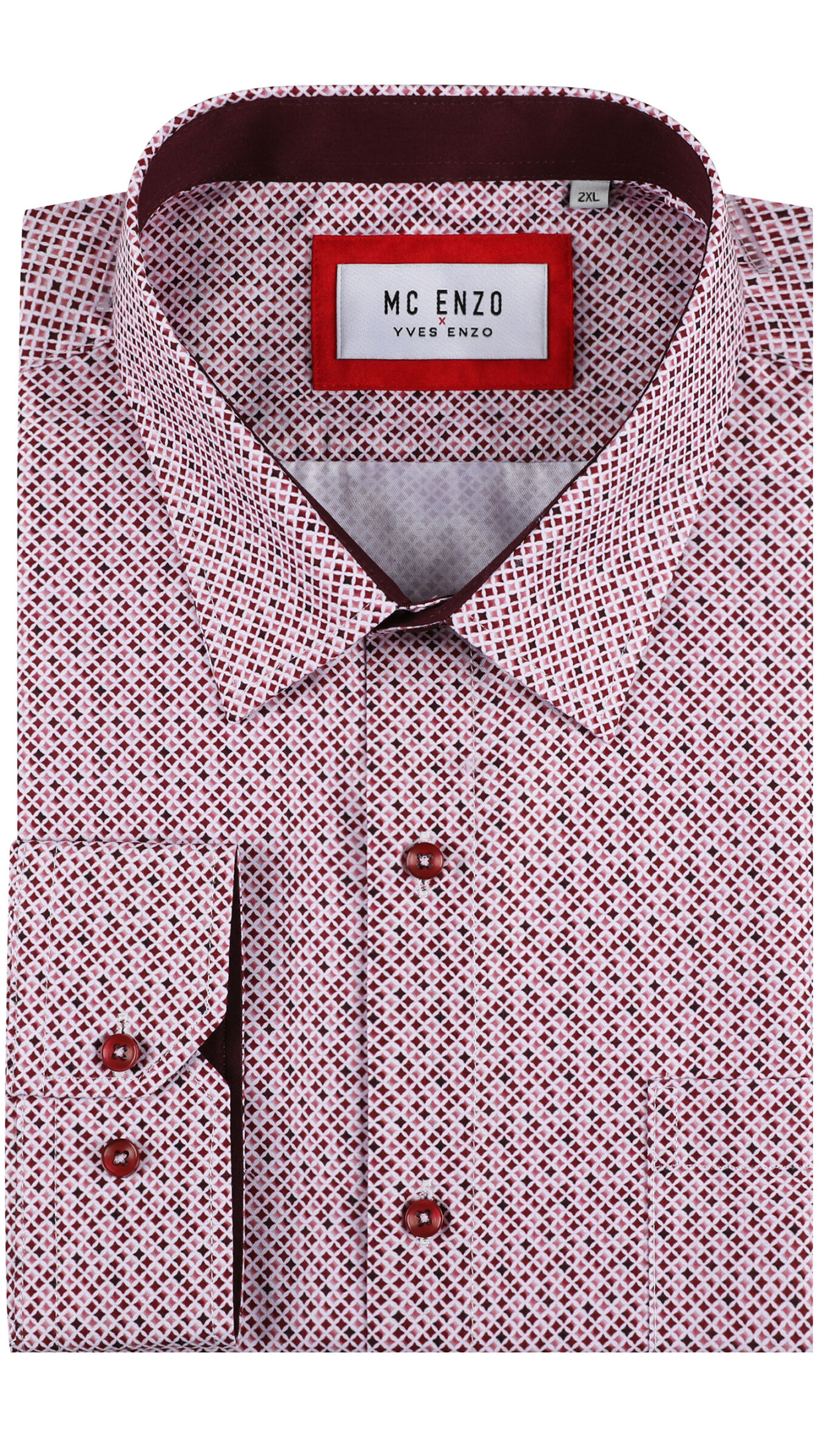 Grossiste Yves Enzo - Chemise à motifs du 2XL au 5XL