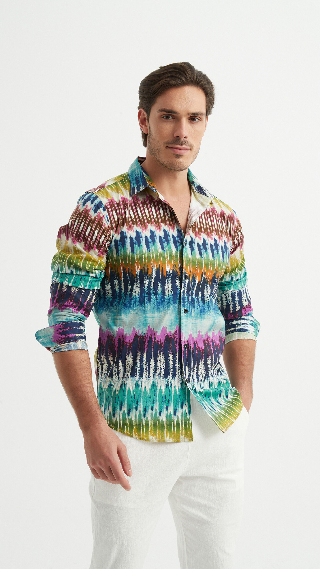 Grossiste Yves Enzo - Chemise "PREMIUM" à motifs