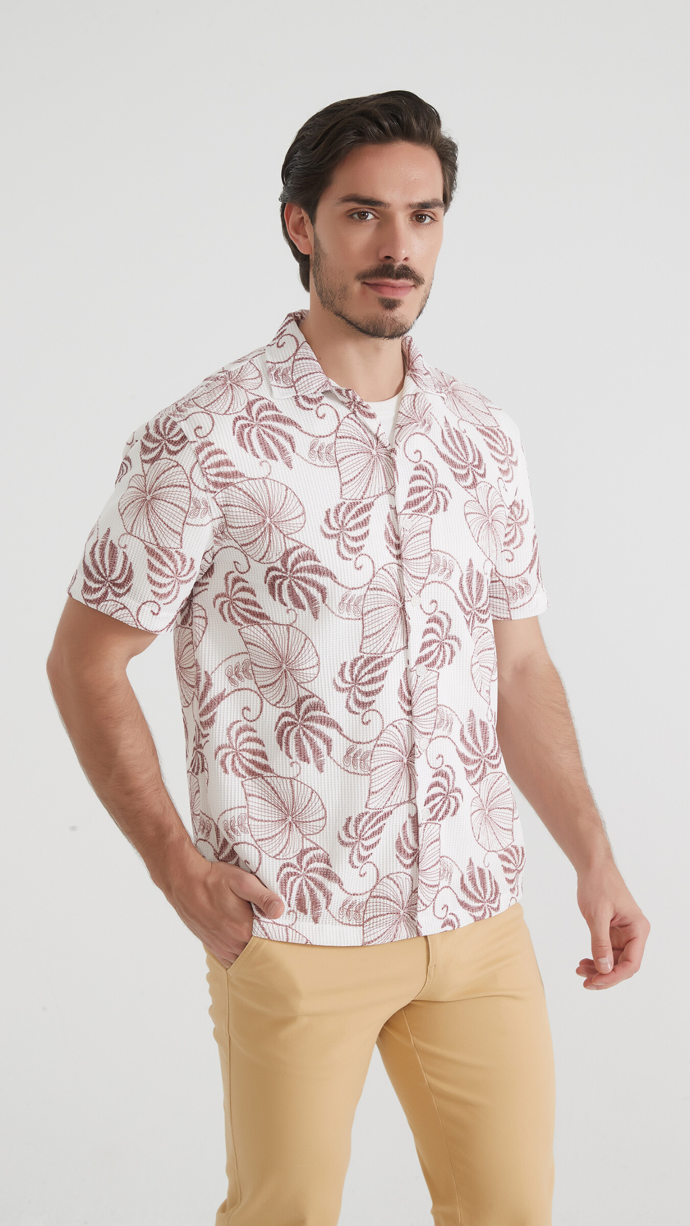 Mayorista Yves Enzo - Camisa estampada regular fit