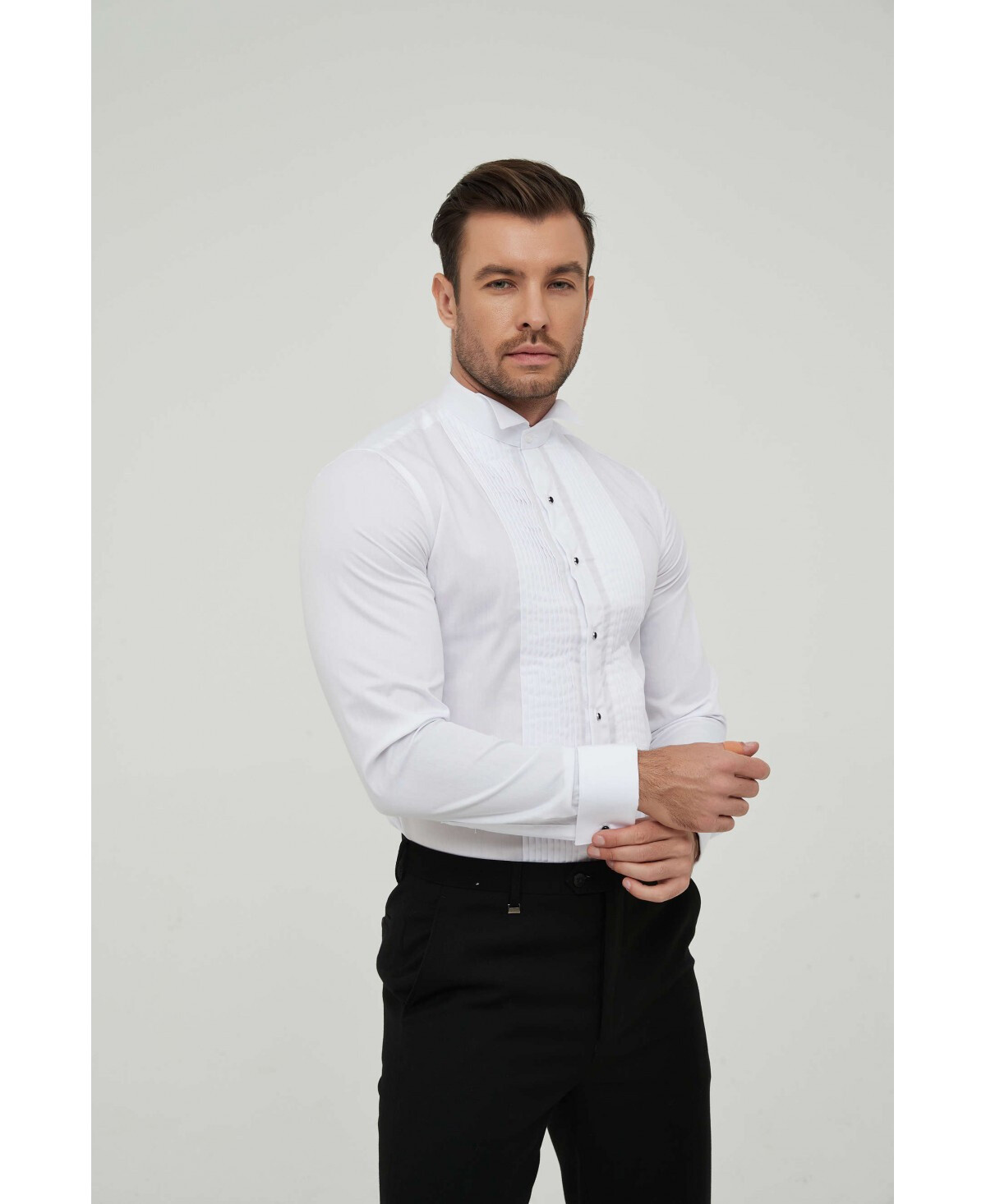Wholesaler Yves Enzo - White shirt for ceremony