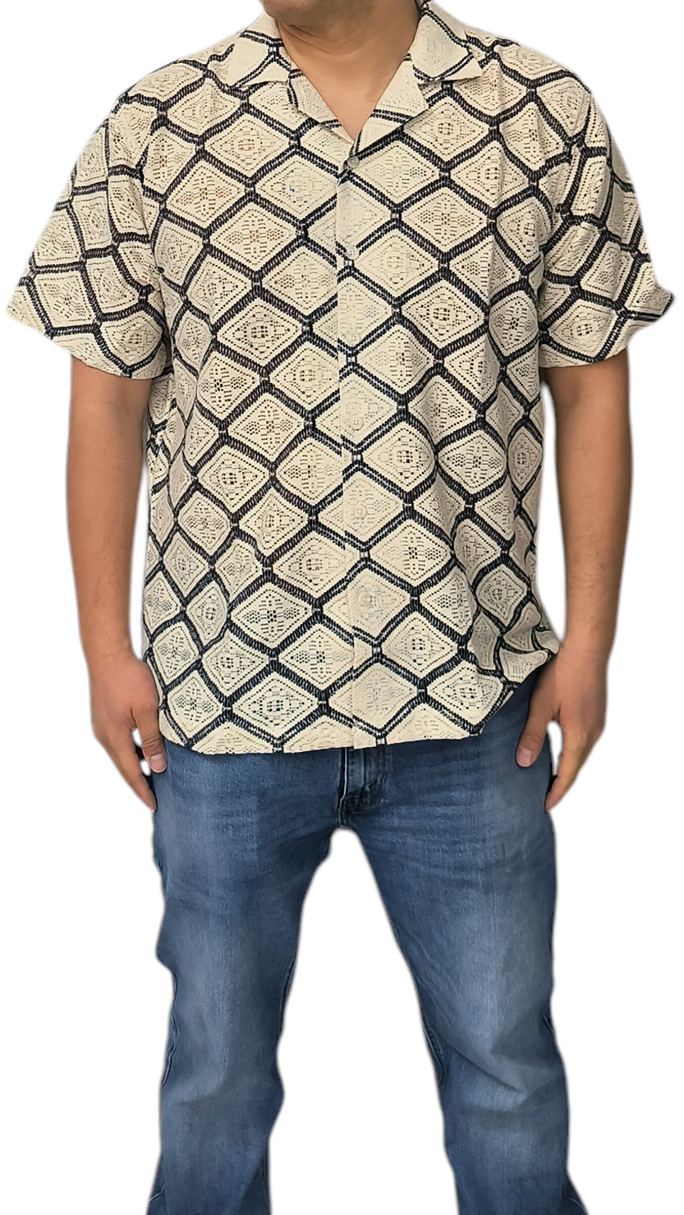 Wholesaler Yves Enzo - Embroidered shirt in cotton