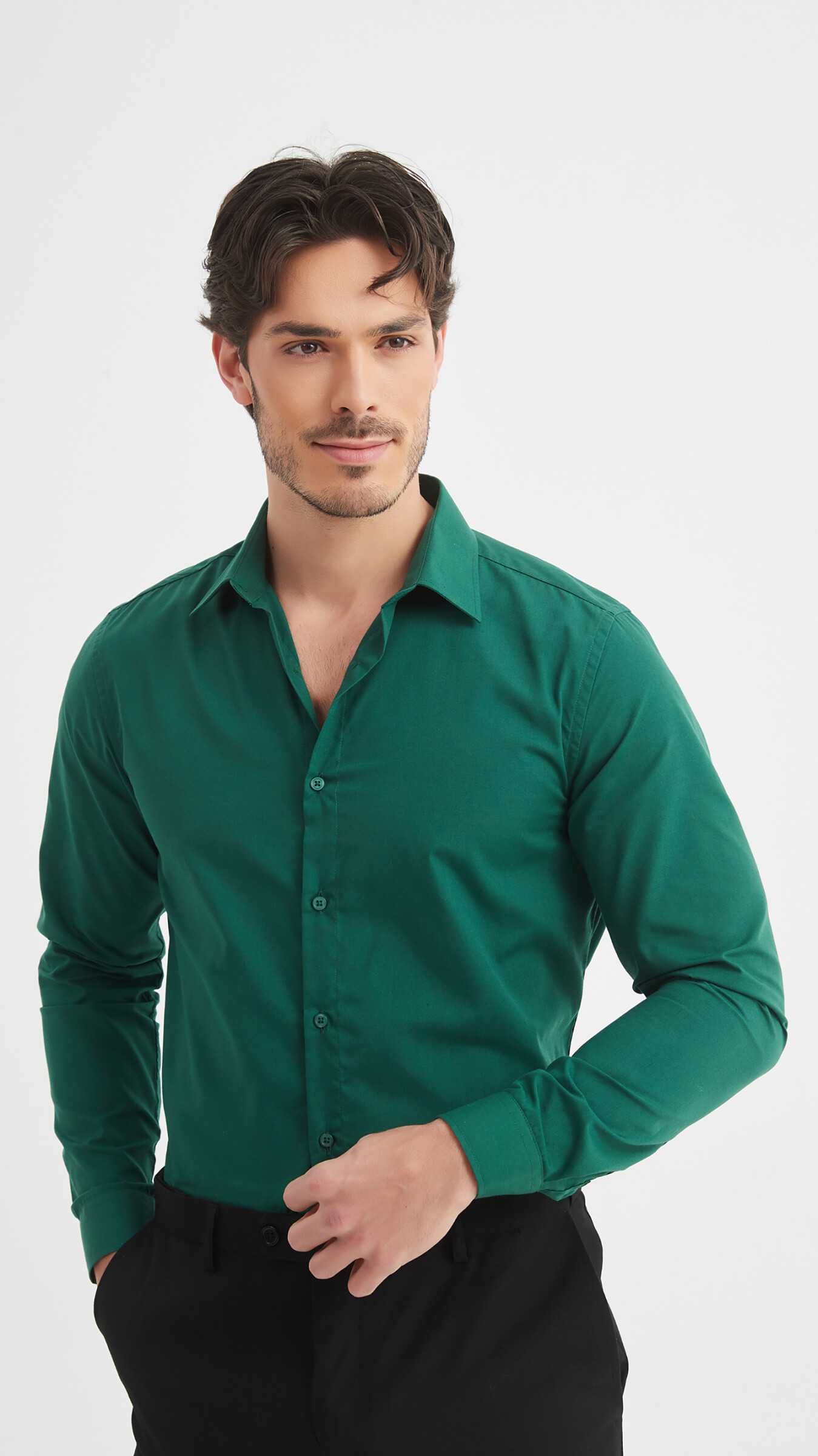 Mayorista Yves Enzo - Camisa corte slim - Rosa