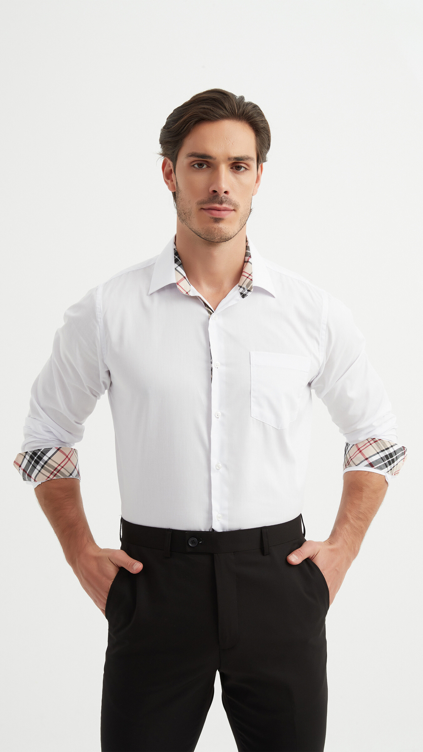 Wholesaler Yves Enzo - TARTAN checks shirt comfort fit