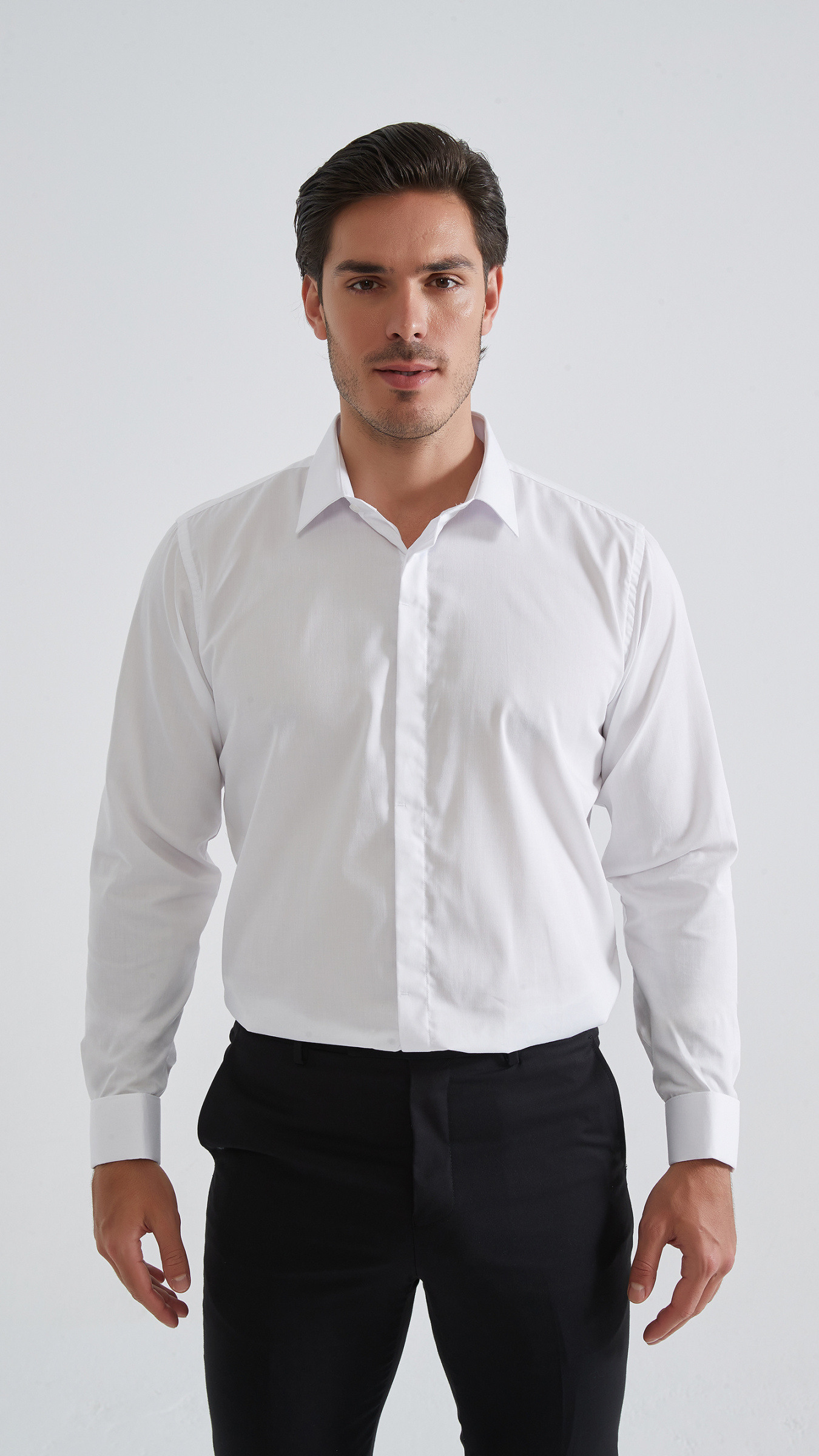 Grossiste Yves Enzo Paris - Chemise blanche ajustée