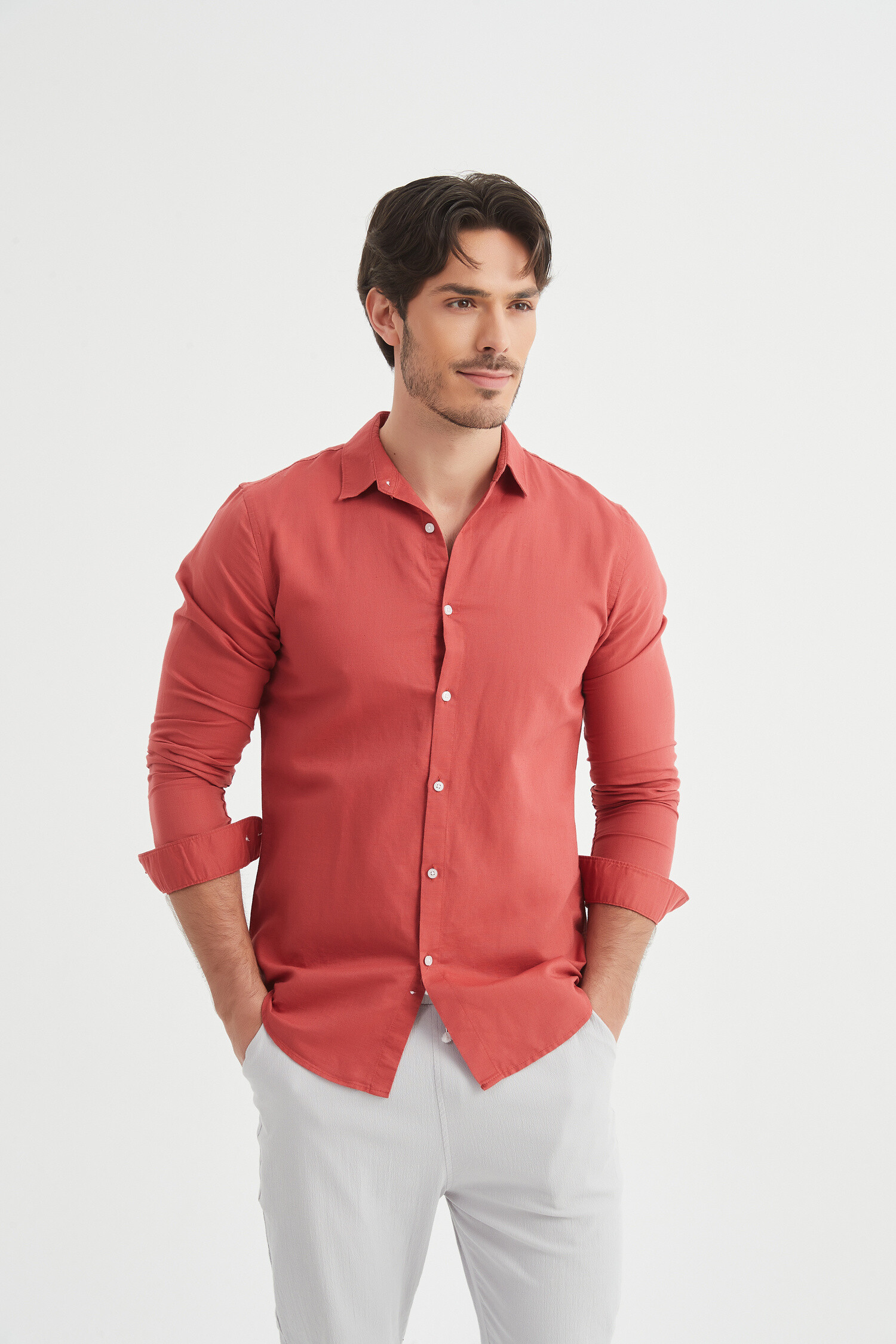 Grossiste Yves Enzo - Chemise en lin
