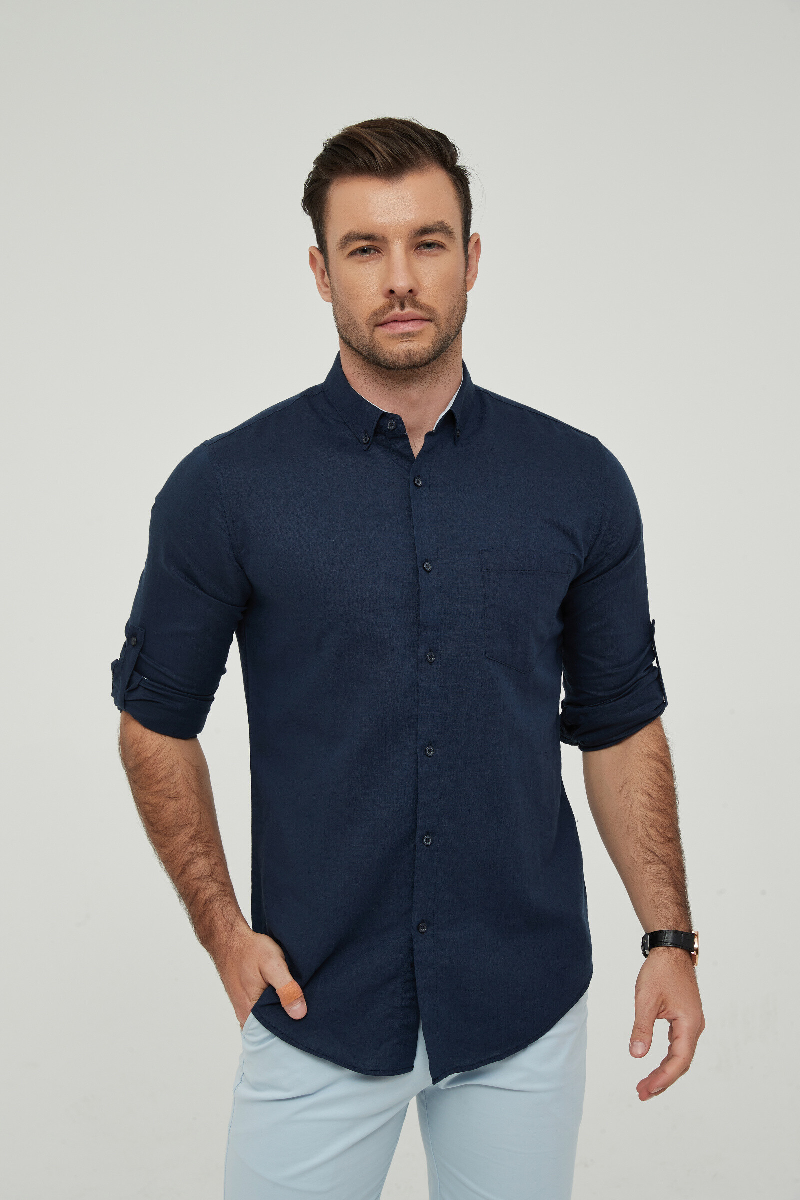 Grossiste Yves Enzo - Chemise en lin