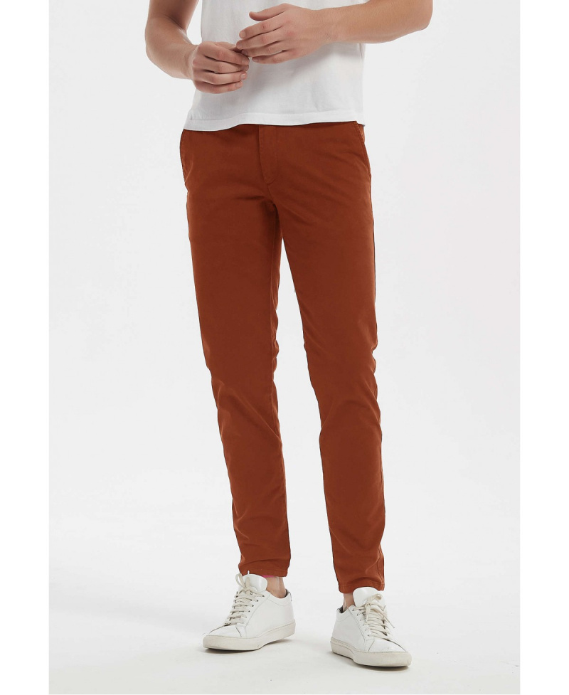 Wholesaler Yves Enzo - Fitted stretch chino pants