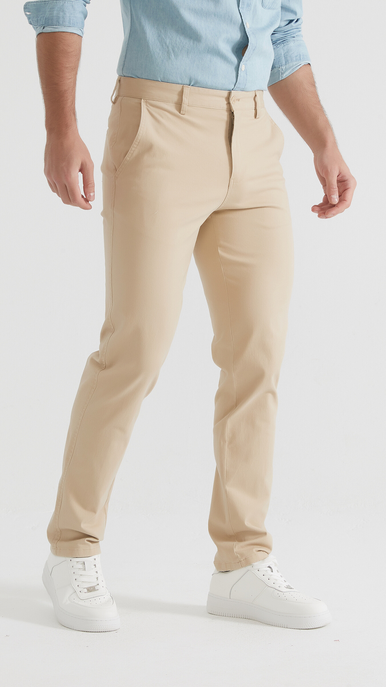 Grossiste Yves Enzo - Chino stretch beige