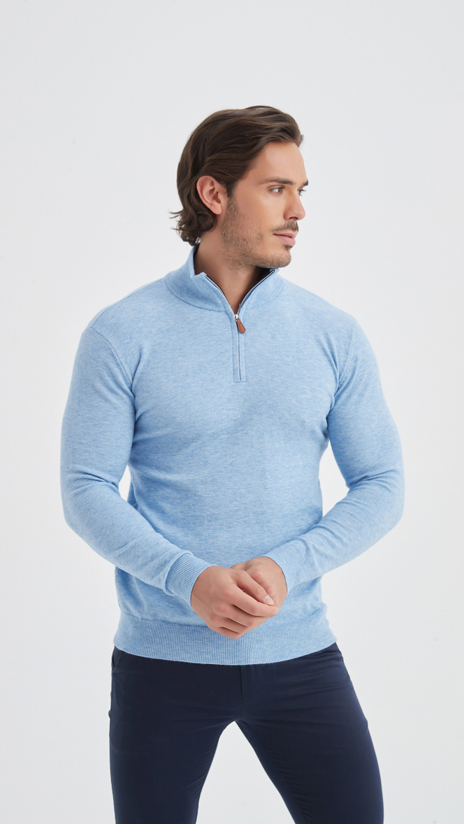 Mayorista Yves Enzo - Cuello camionero "cashmere touch"