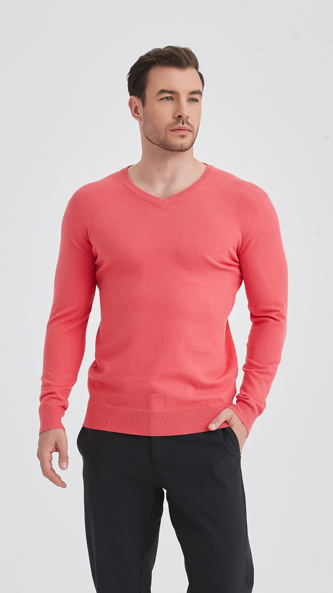 Grossiste Yves Enzo - Pull col V "cashmere touch"