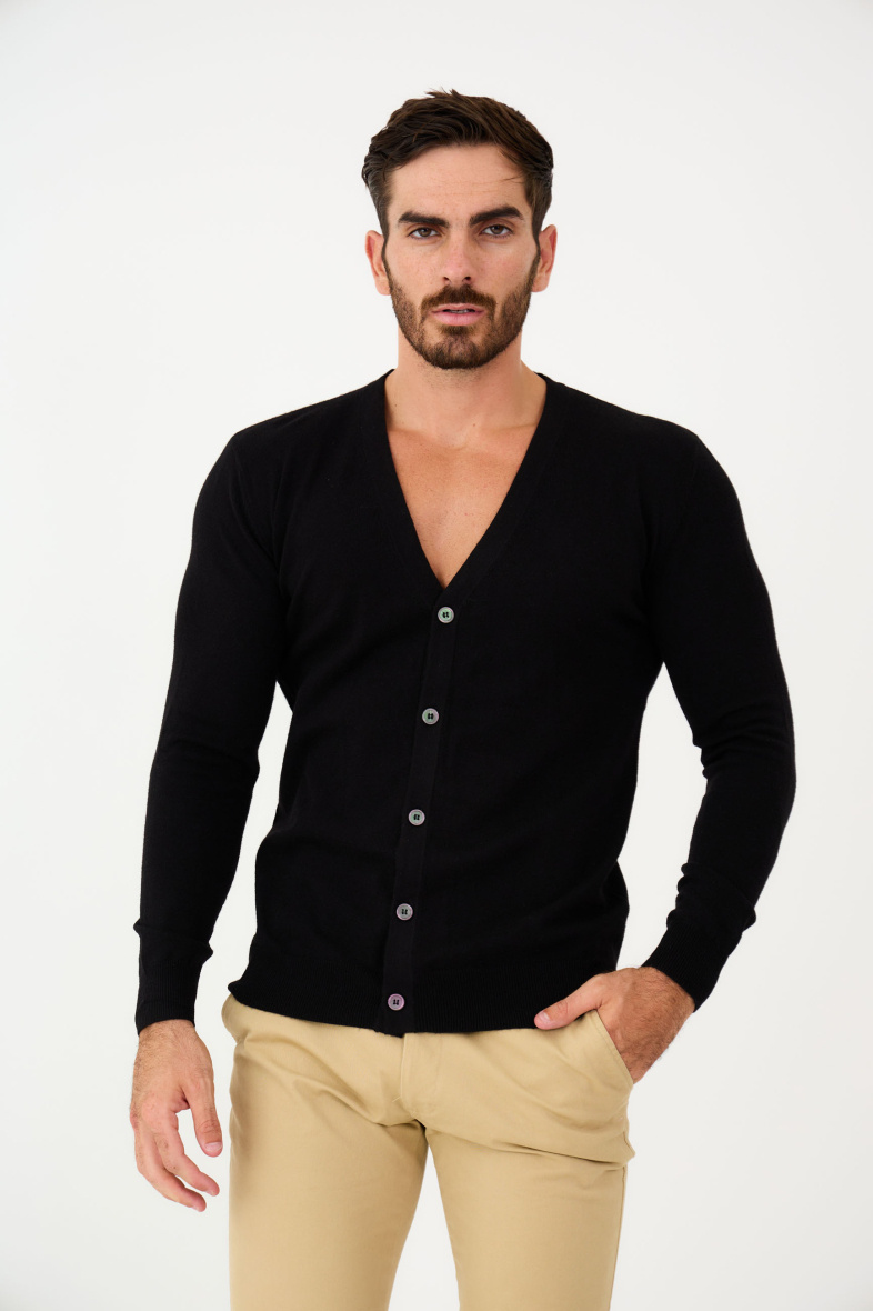 Wholesaler Yves Enzo - Cardigan “cashmere touch"