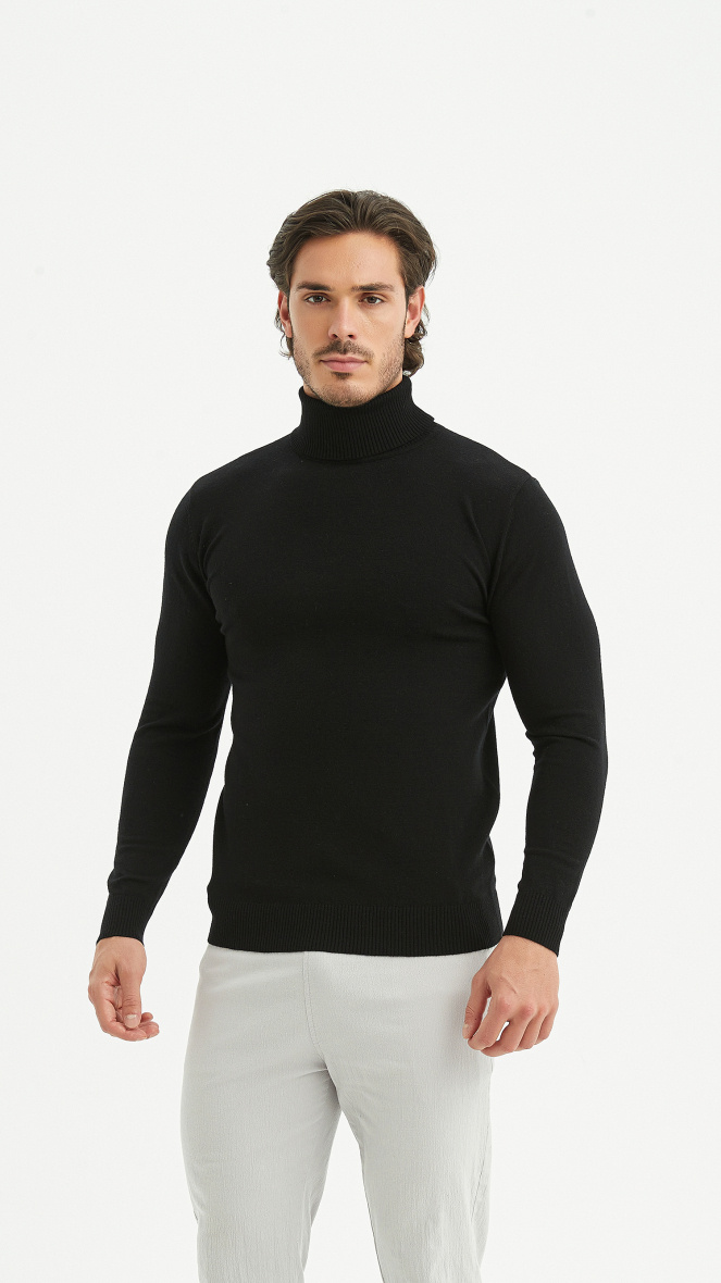 Grossiste Yves Enzo - Pull col roulé "cashmere touch"