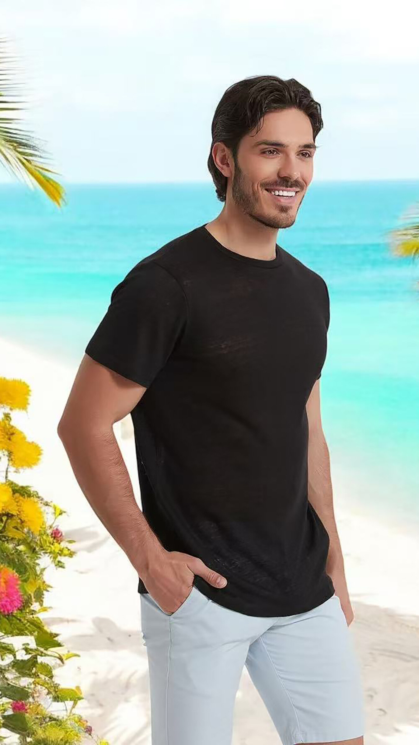 Grossiste Yves Enzo - T-shirt en lin